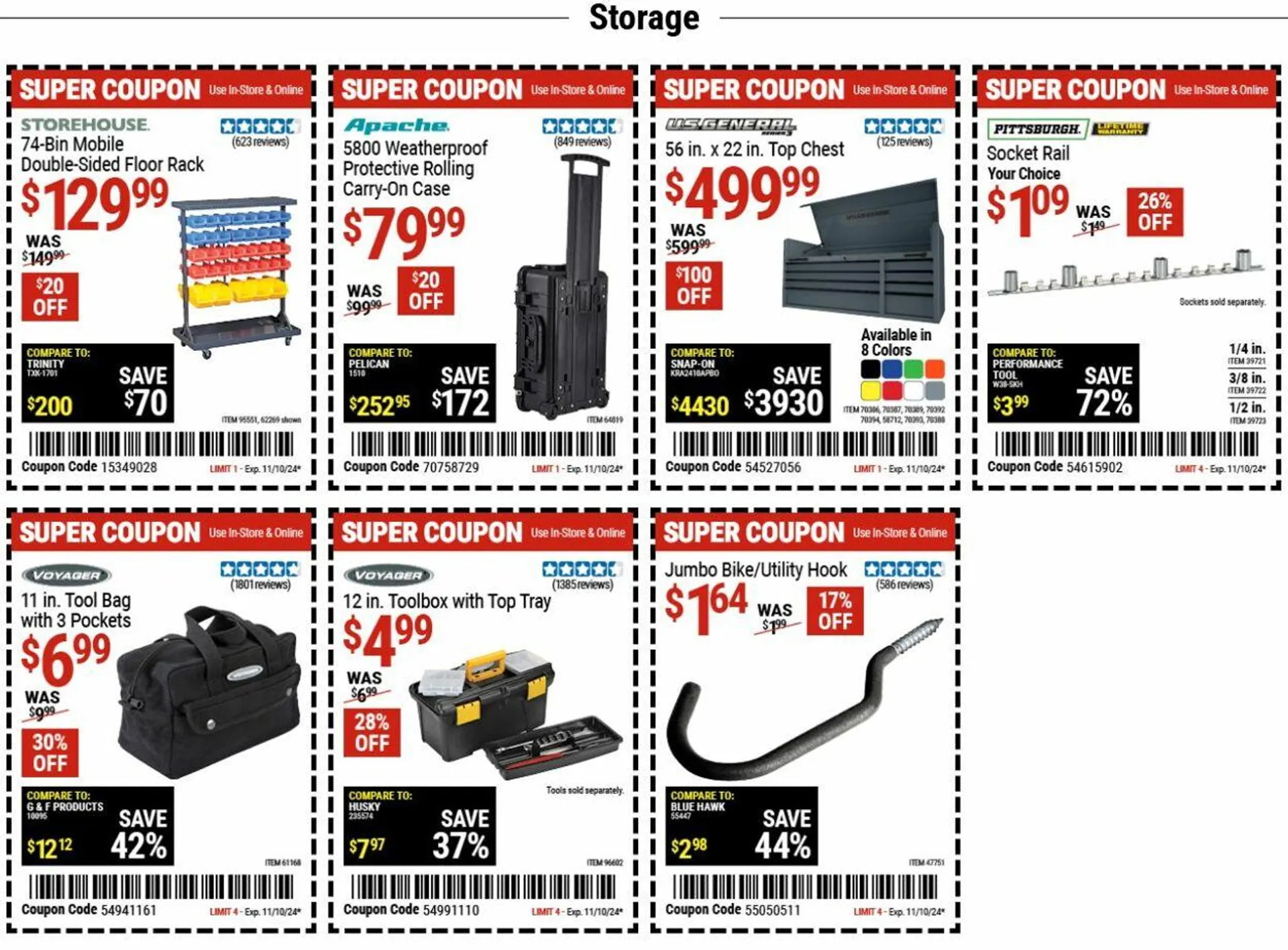 Catálogo de Harbor Freight Current weekly ad 28 de octubre al 6 de noviembre 2024 - Página 12