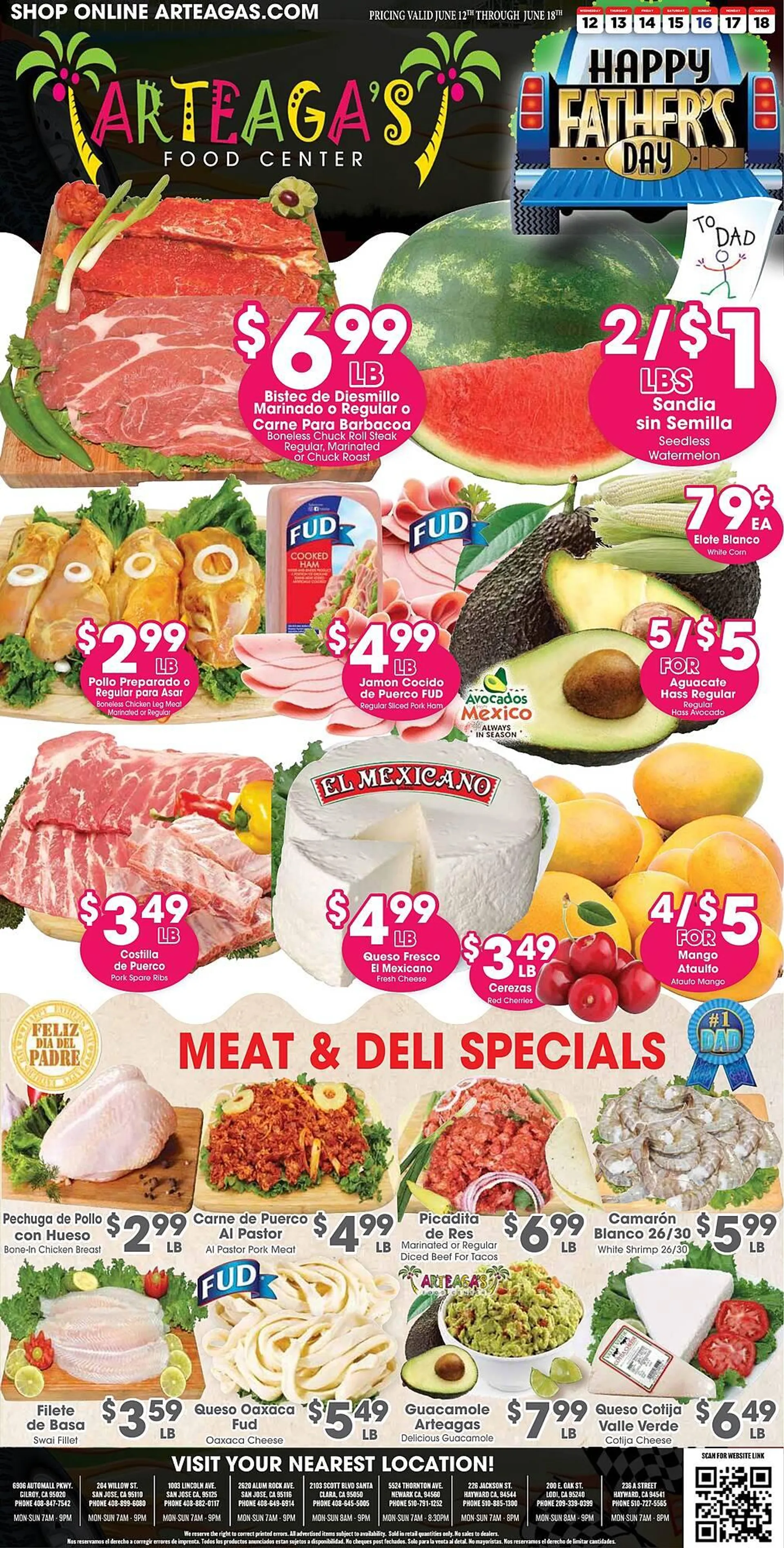 Arteagas Food Center ad - 1