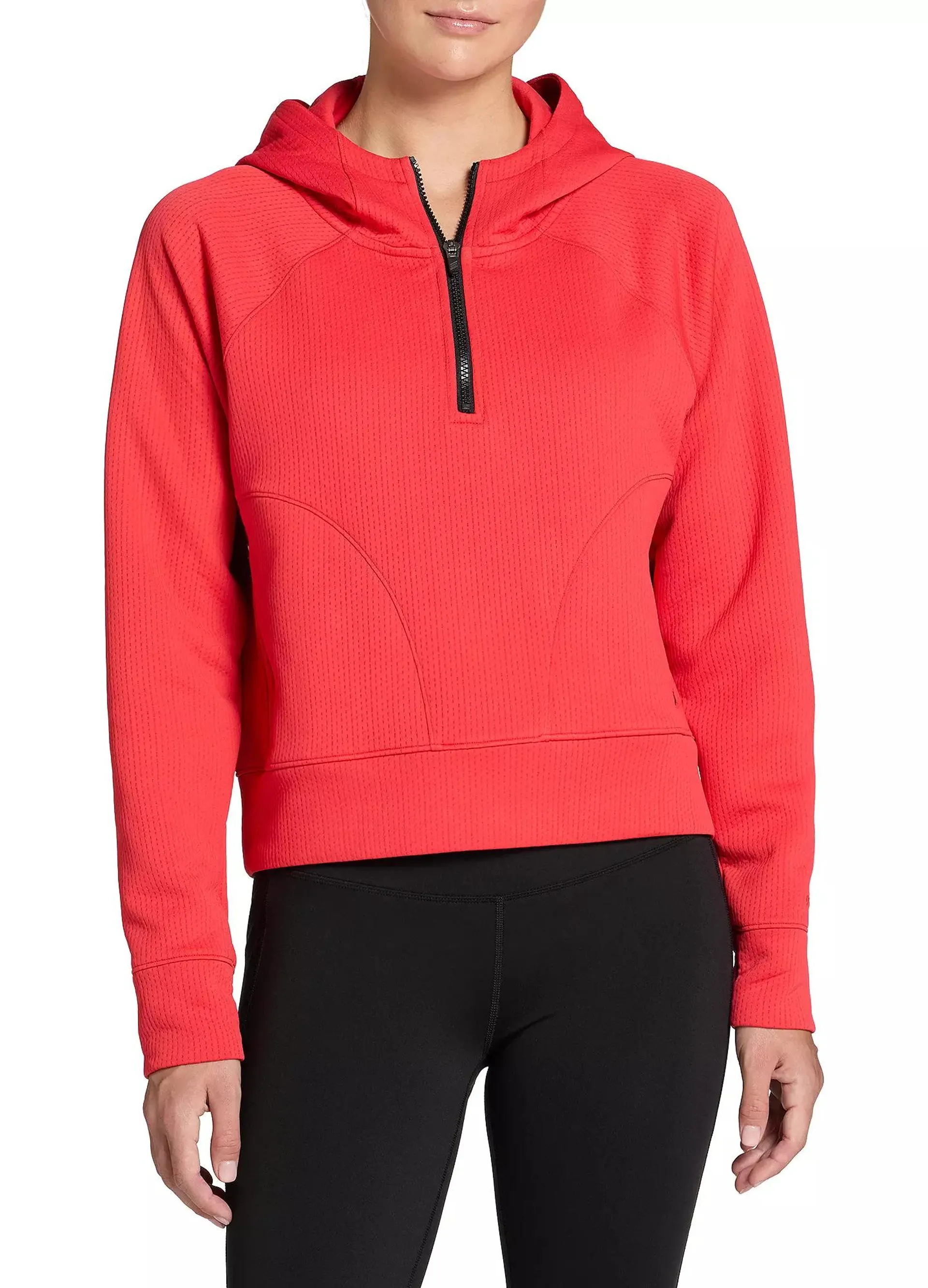 DSG Women's Sport Fleece 1/4 Zip Hoodie