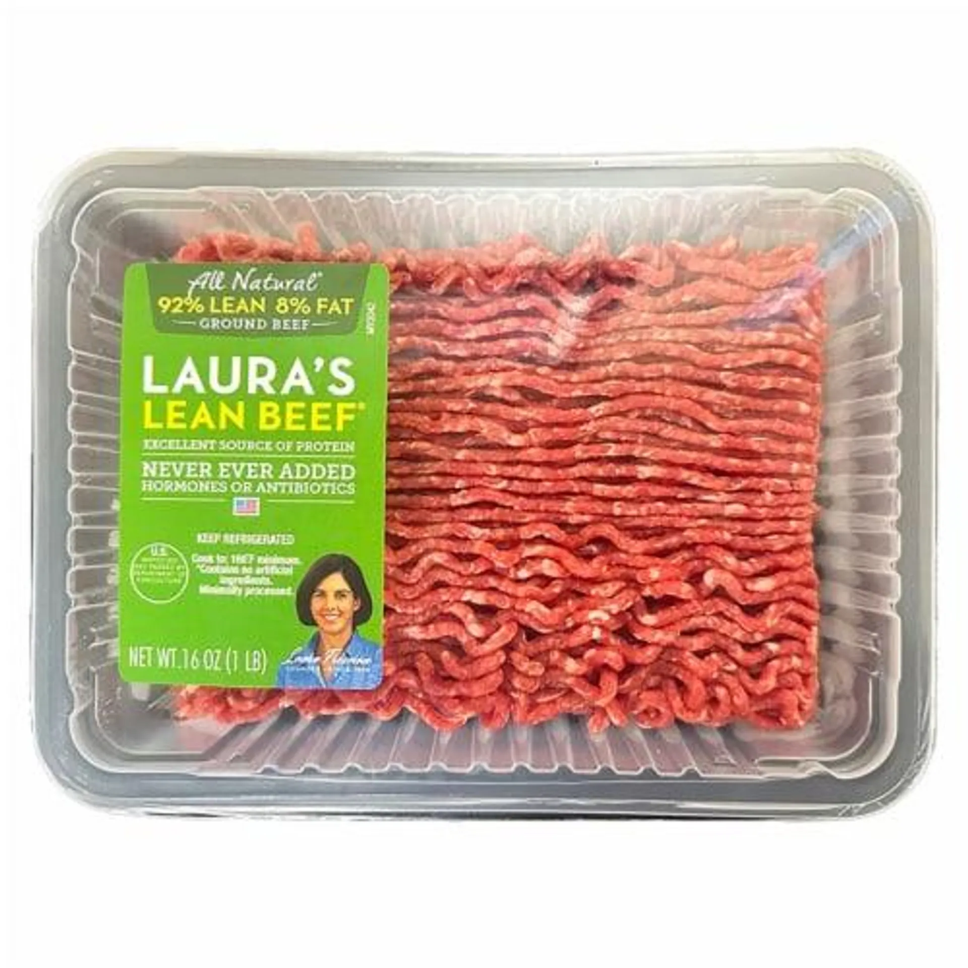 Laura's Lean Beef® All Natural Ground Beef 92/8