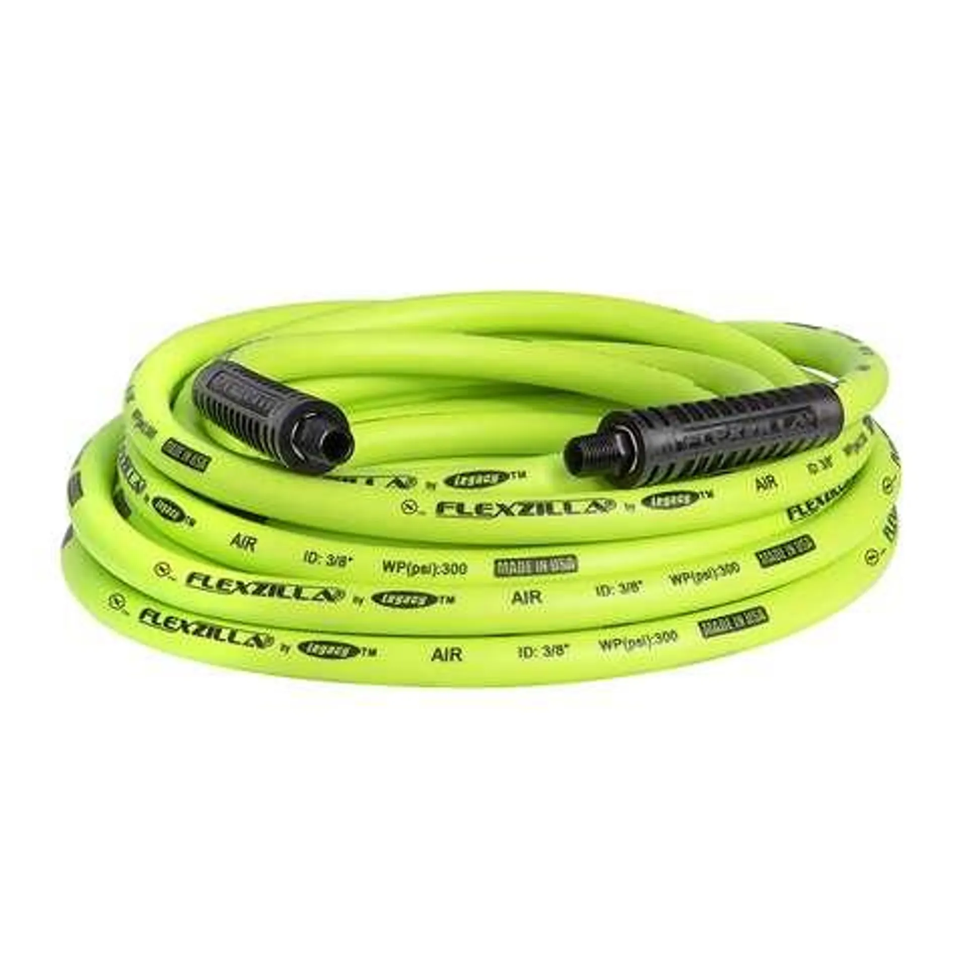 Legacy Flexzilla 25 ft. L X 3/8 in. D Hybrid Polymer Air Hose 300 psi Zilla Green