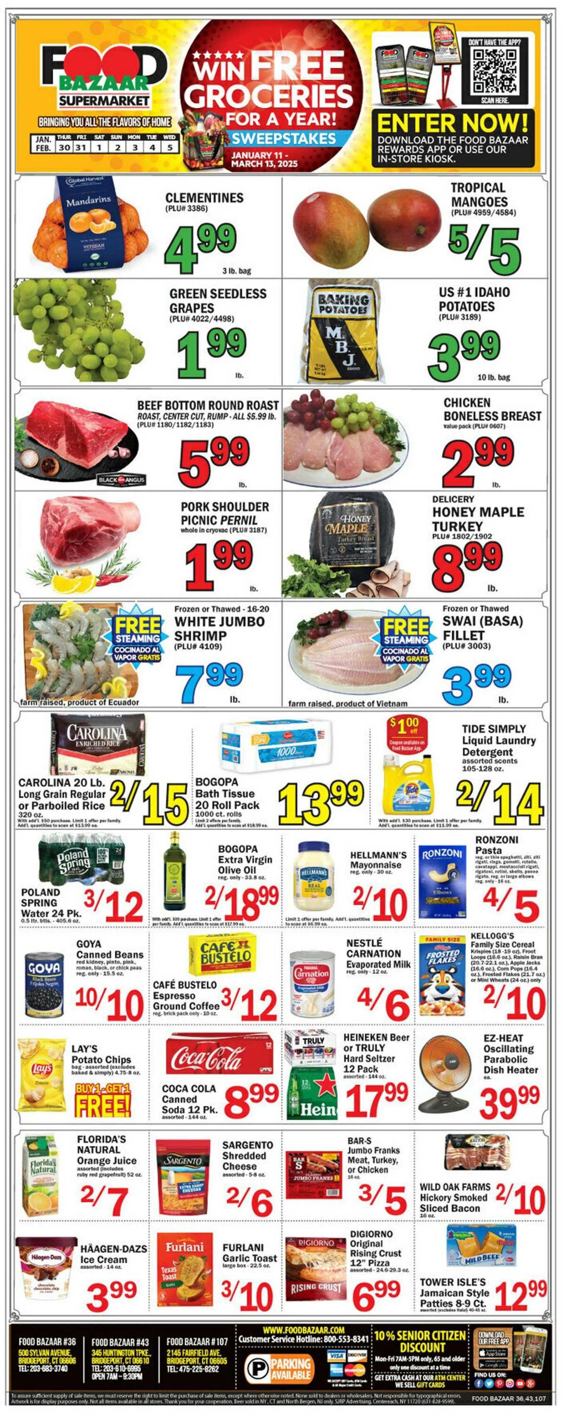 Catálogo de Food Bazaar Current weekly ad 30 de enero al 5 de febrero 2025 - Página 1