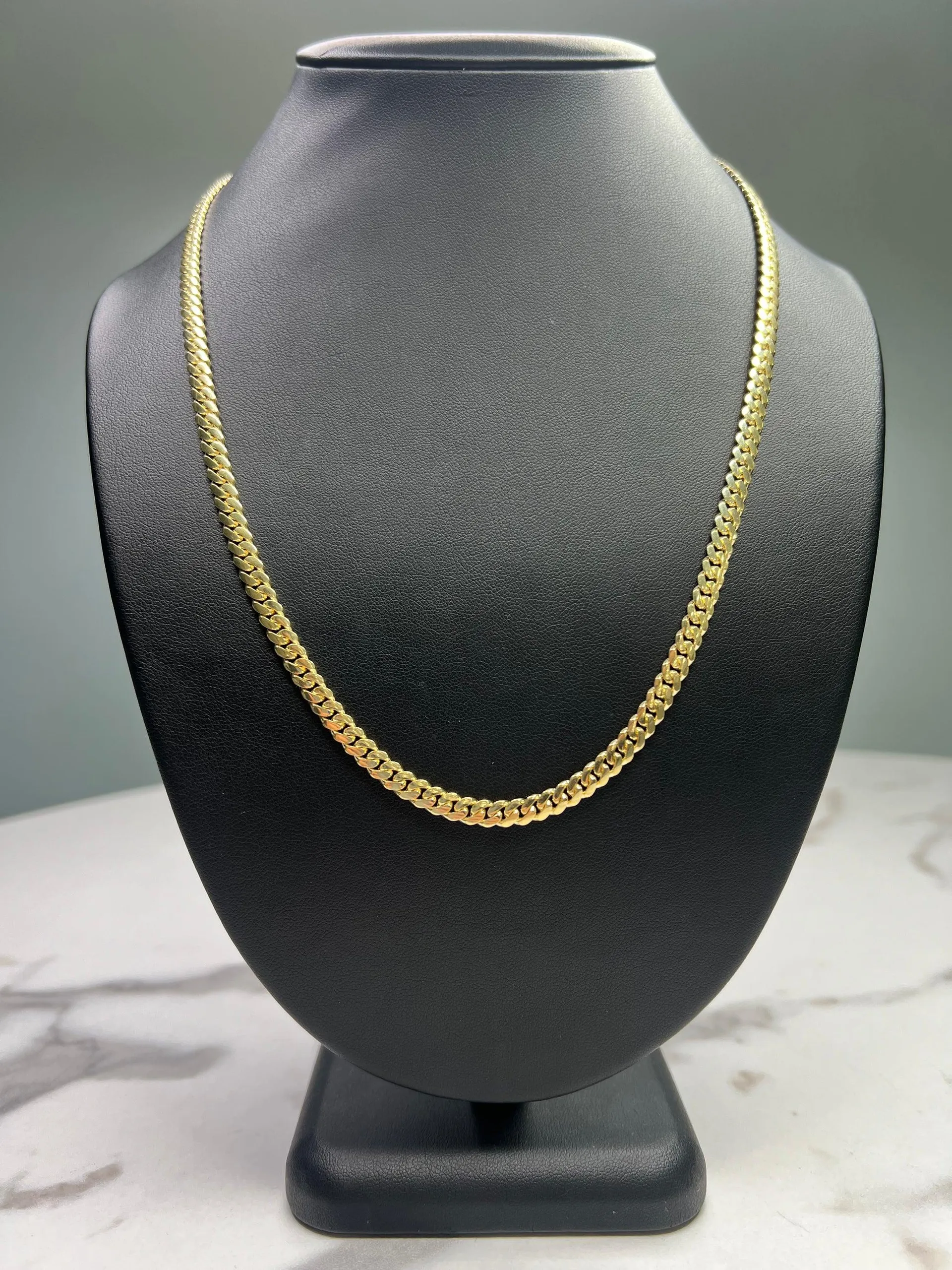 Solid 14K Cuban Chain