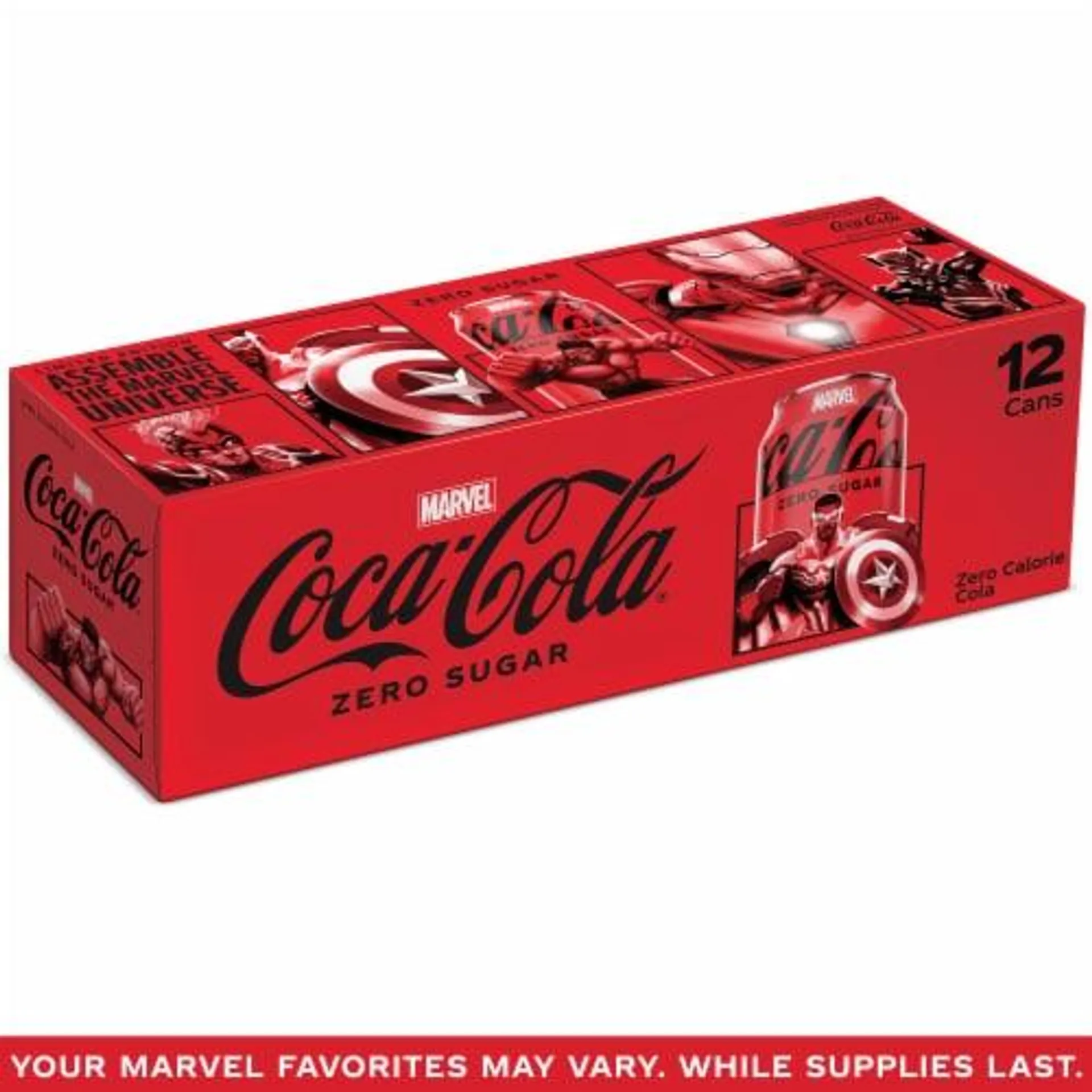 Coca-Cola Zero Sugar Soda Fridge Cans