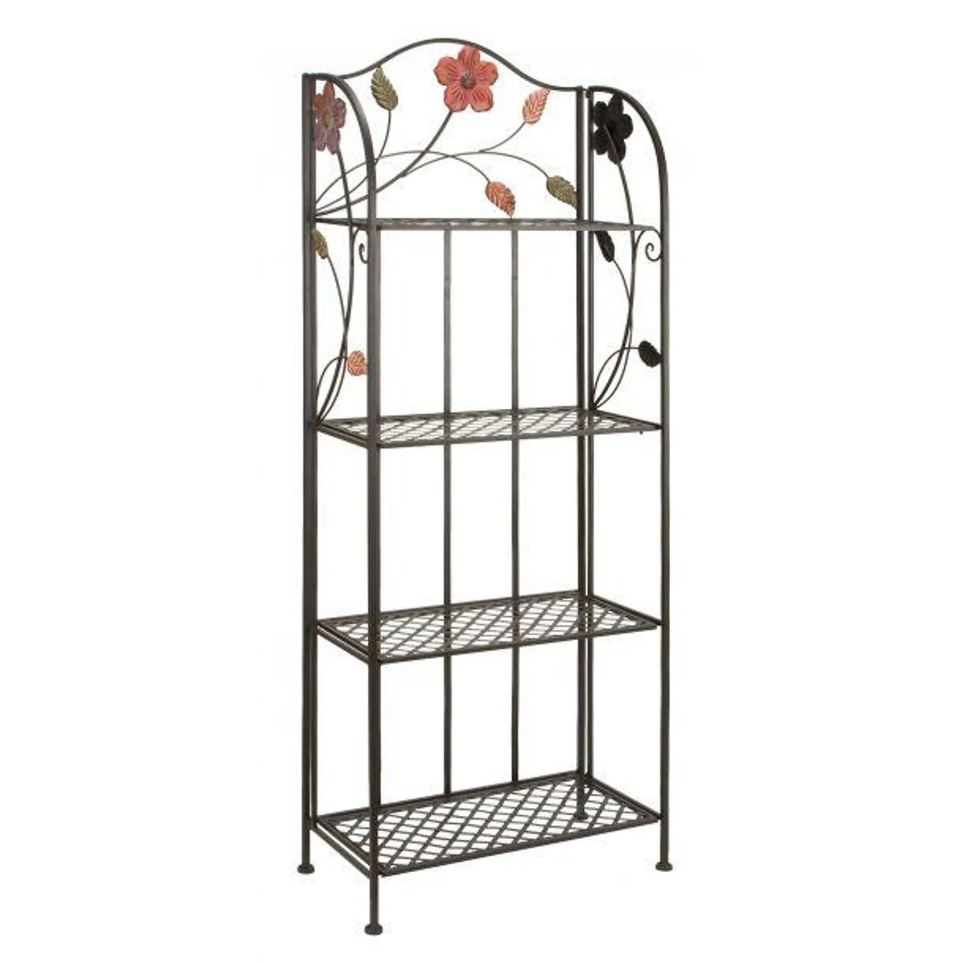 Black Iron Traditional Baker's Rack, 68x25x12