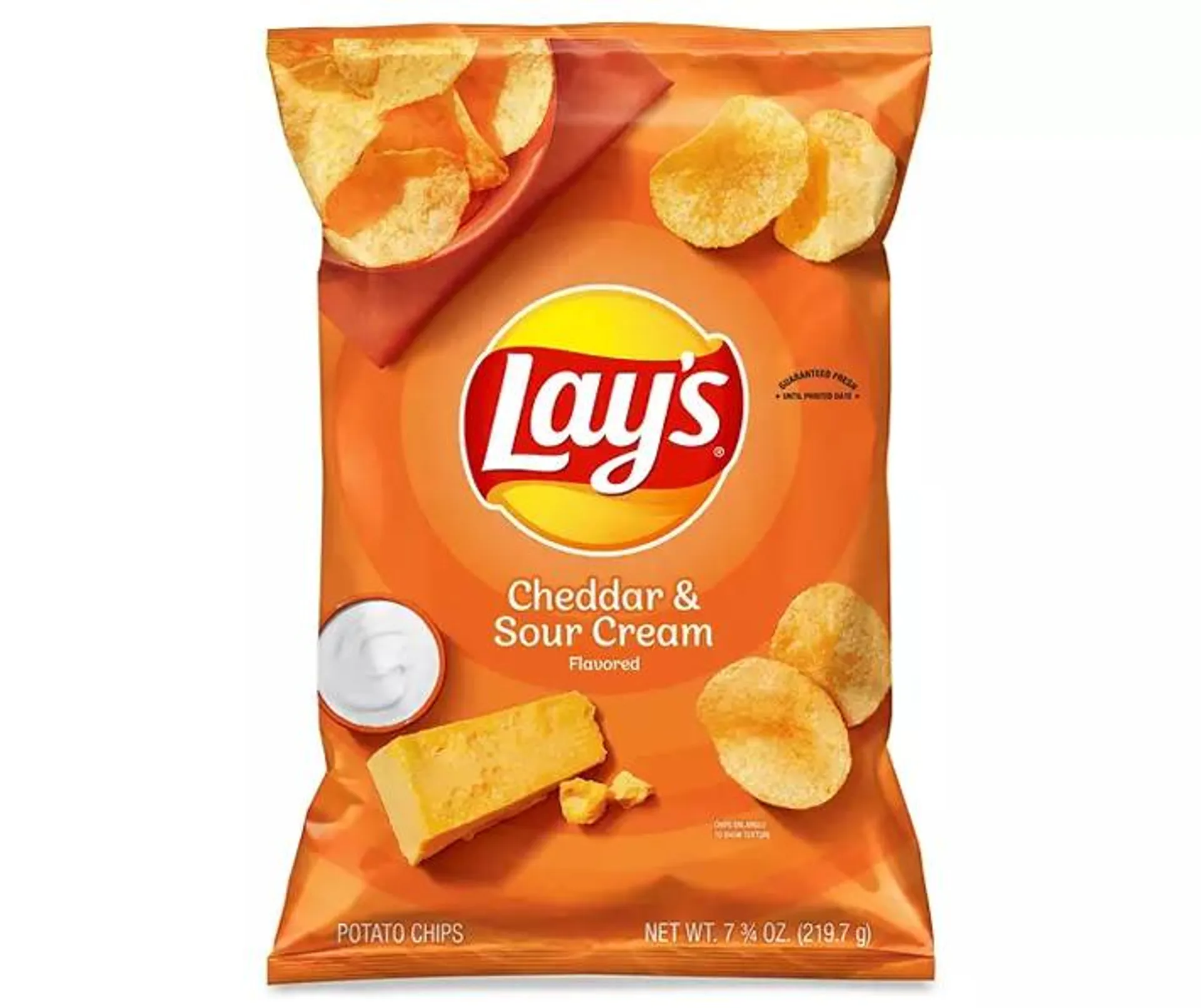 Lay's Potato Chips Cheddar & Sour Cream Flavored 7 3/4 Oz