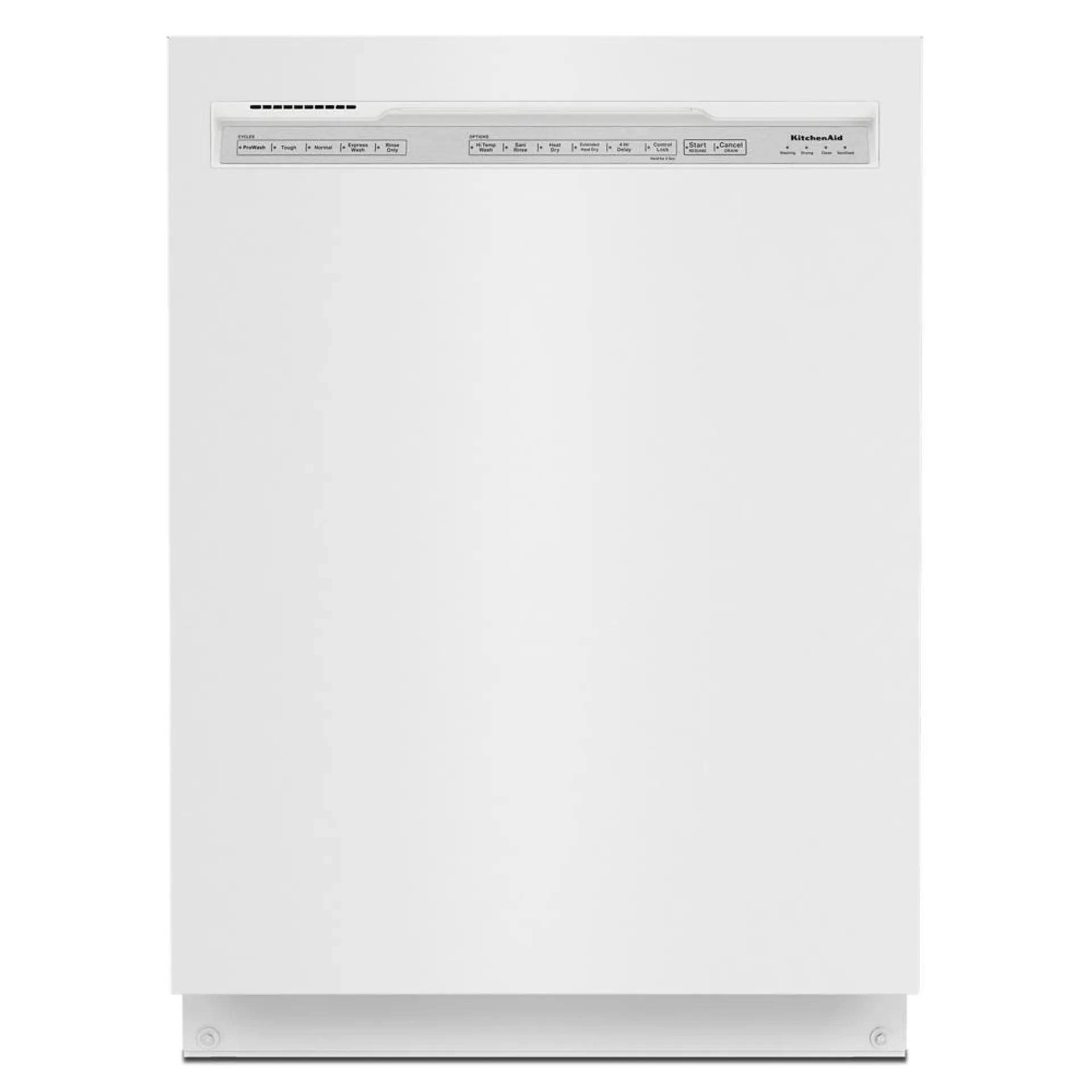 KitchenAid® 5-Cycle White Built-In Dishwasher