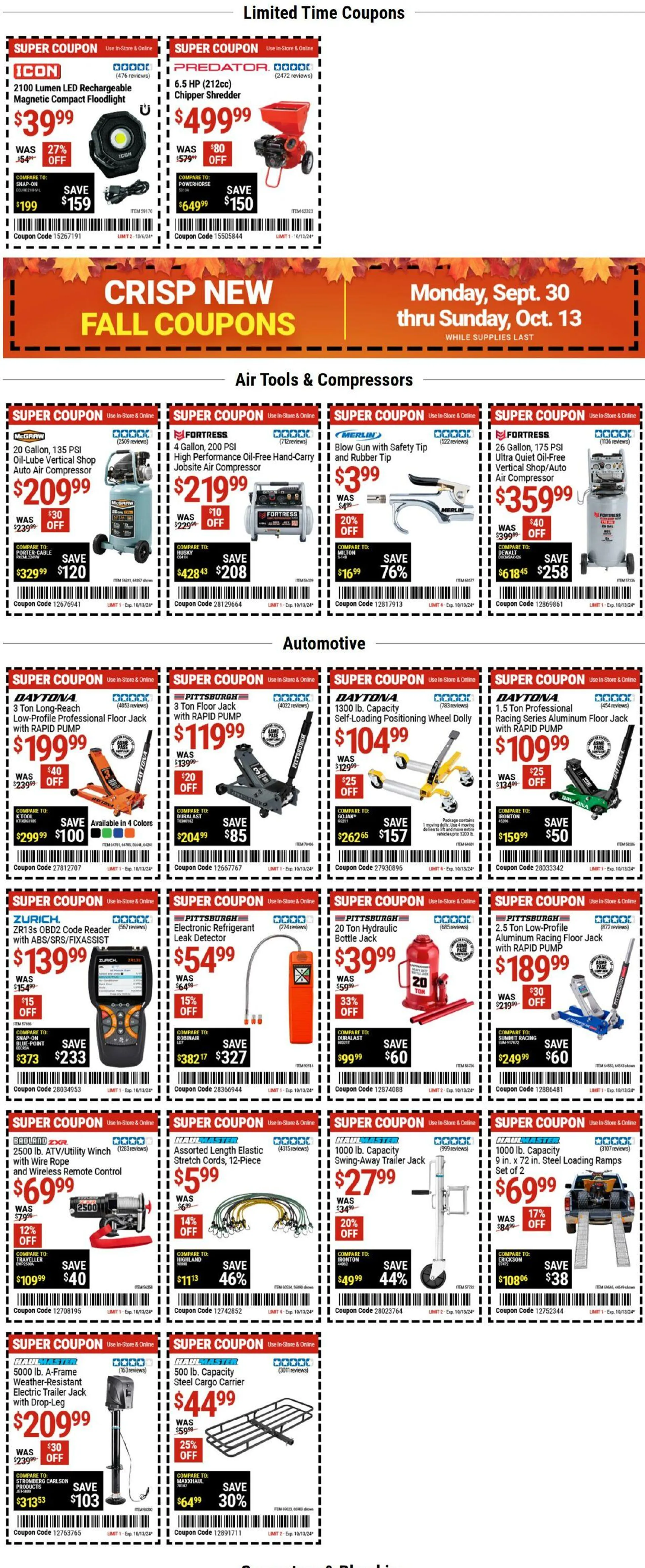 Catálogo de Harbor Freight Current weekly ad 3 de octubre al 13 de octubre 2024 - Página 2