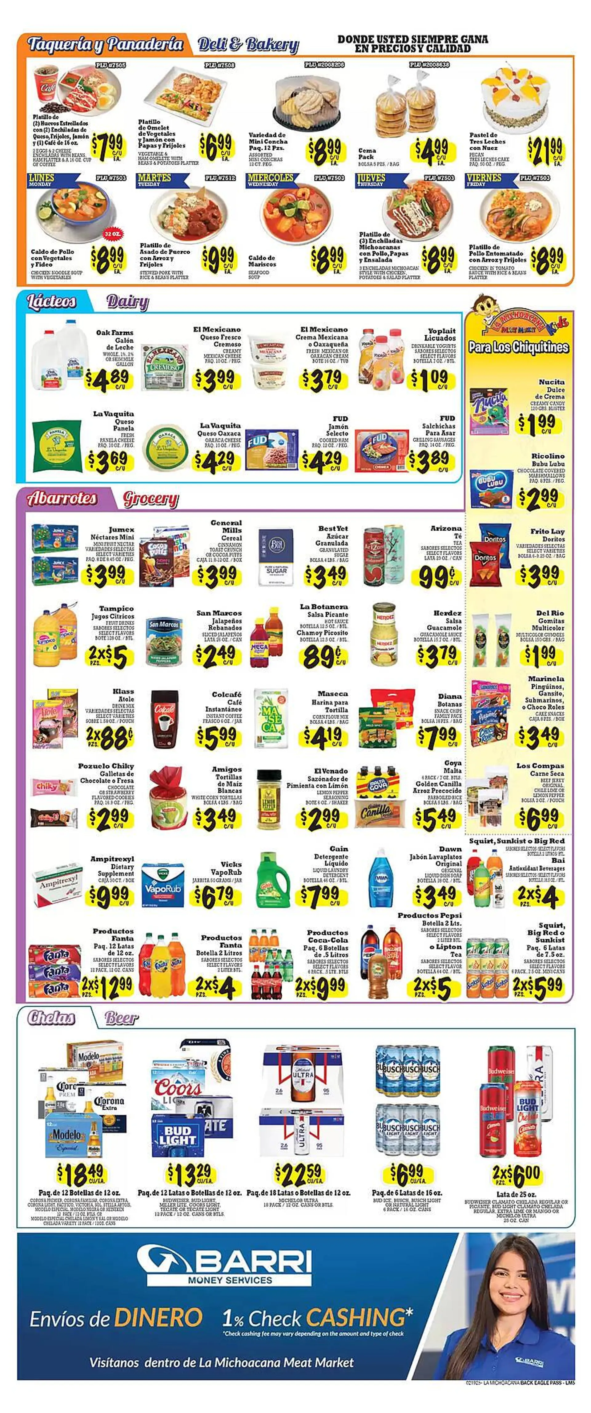 Catálogo de La Michoacana Weekly Ad 19 de febrero al 4 de marzo 2025 - Página 2