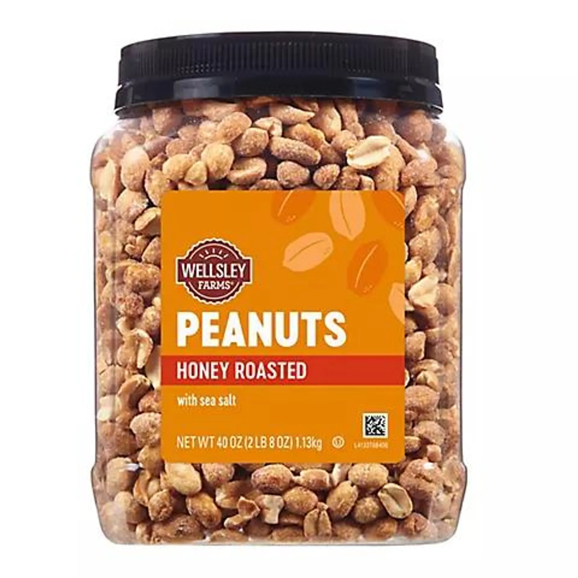 Wellsley Farms Honey Roasted Dry Roasted Peanuts, 40 oz.