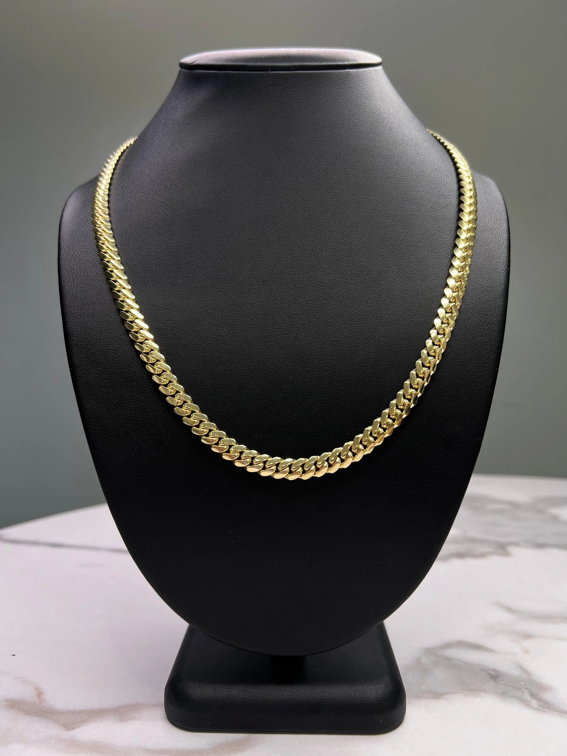 Solid 14K Cuban Chain