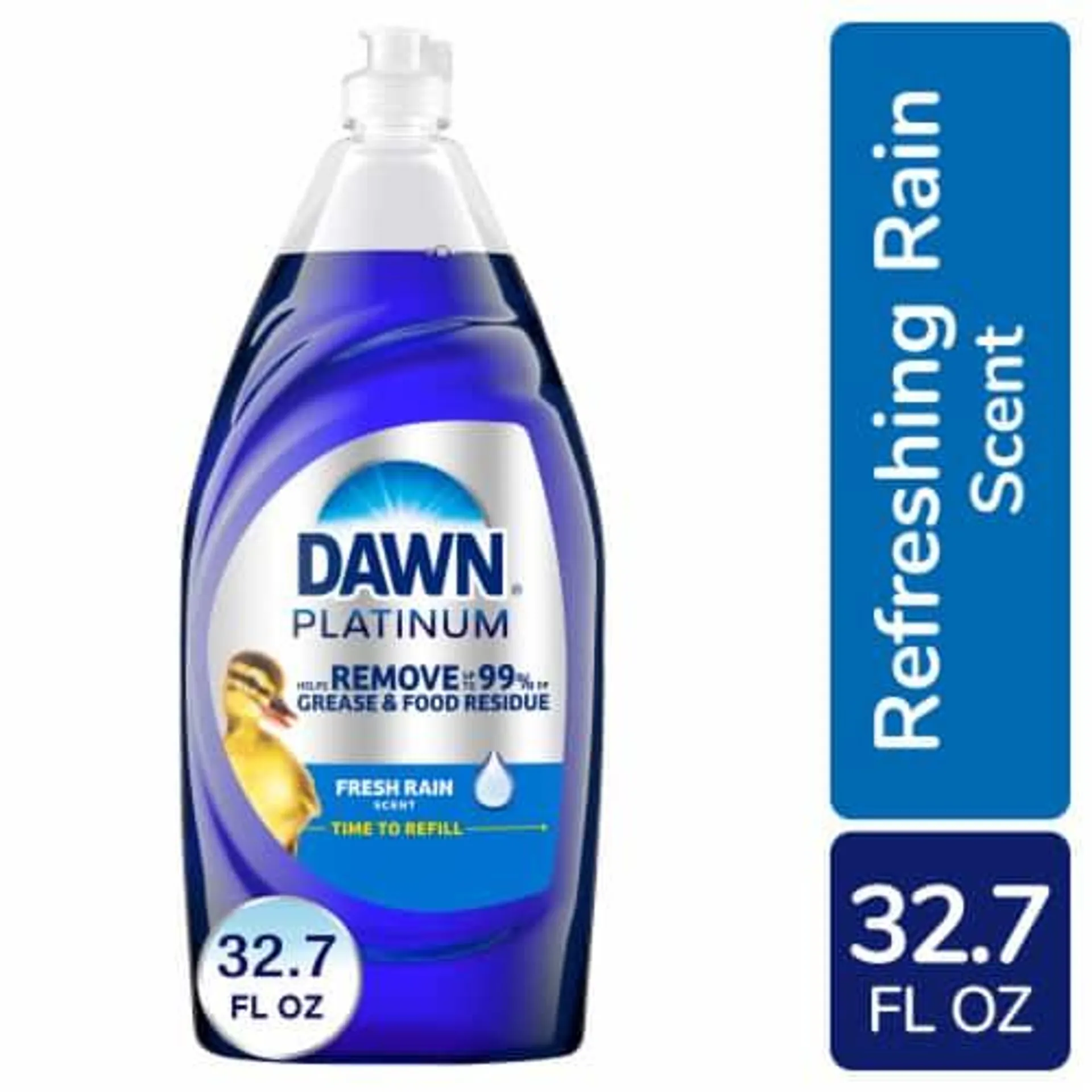 Dawn Platinum Refreshing Rain Scent Dishwashing Liquid