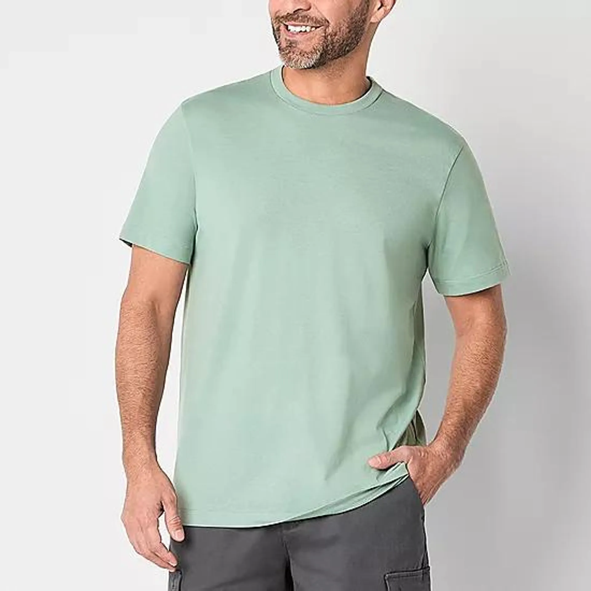 St. John's Bay Super Soft Mens Crew Neck Short Sleeve T-Shirt