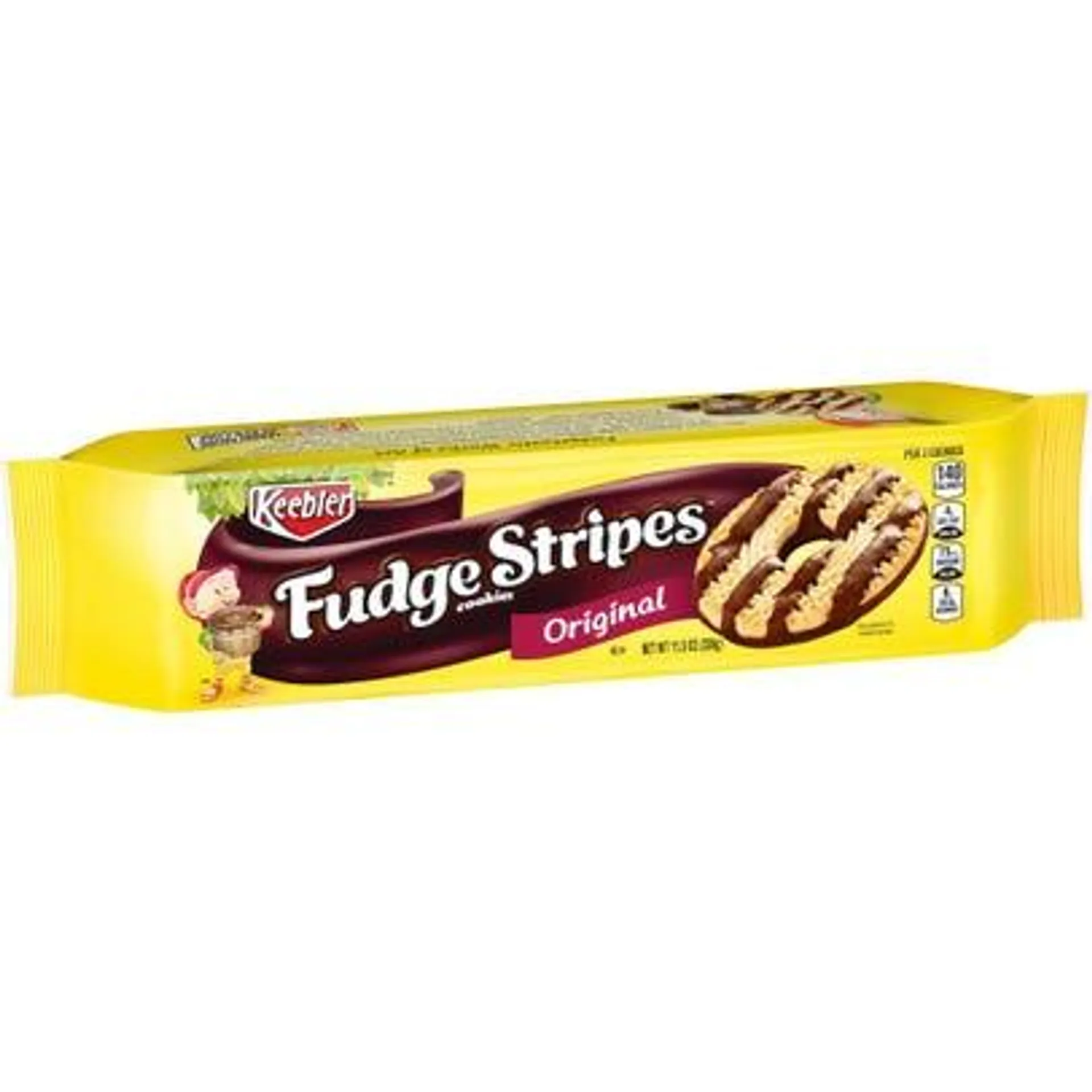 KeeblerFudge Stripes Cookies, Original - 11.5 oz Tray