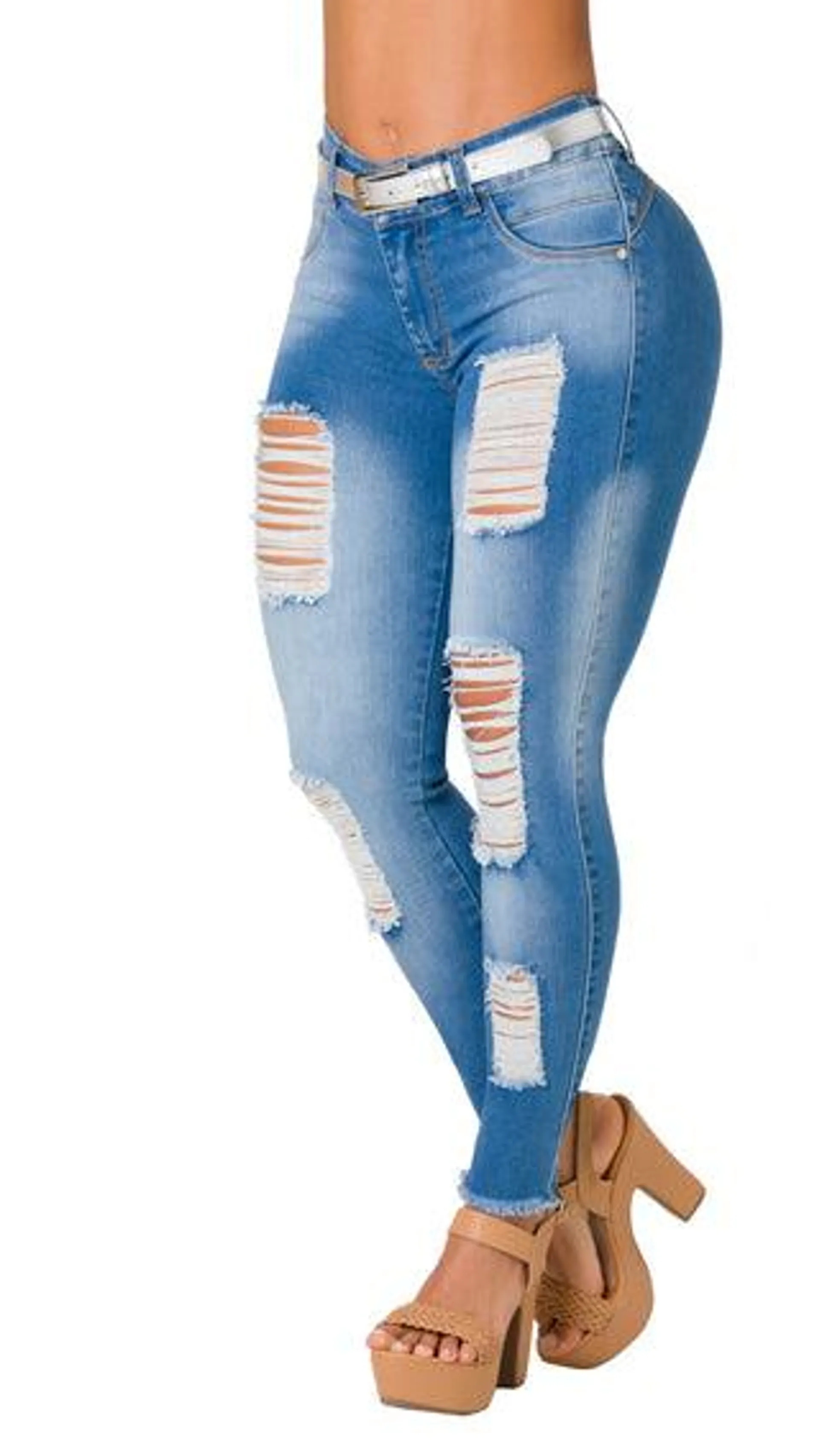 Jean Levanta Cola Skinny Area7 40657DPDP-N