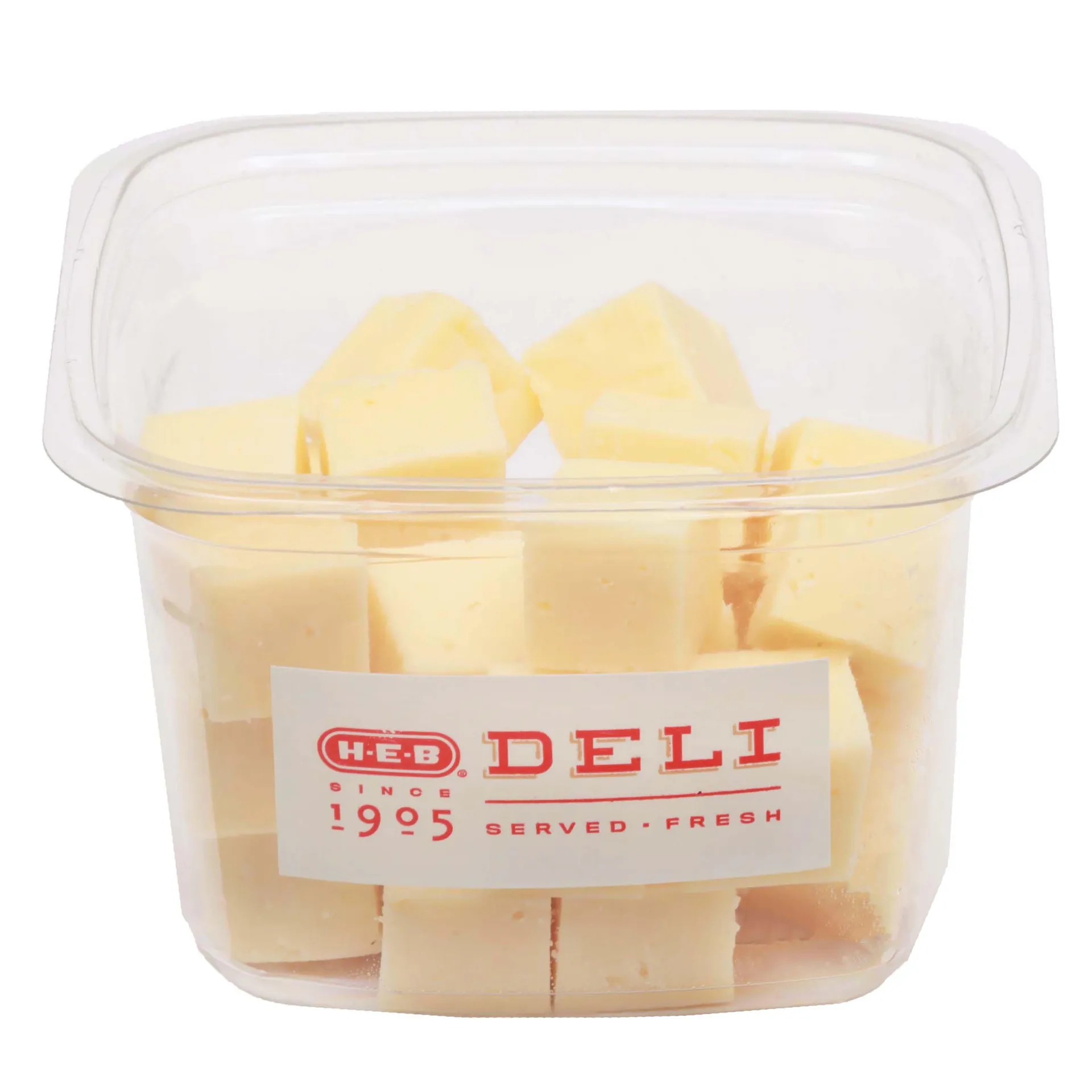 H‑E‑B Deli Post Oak Smoked Havarti Cheese Cubes