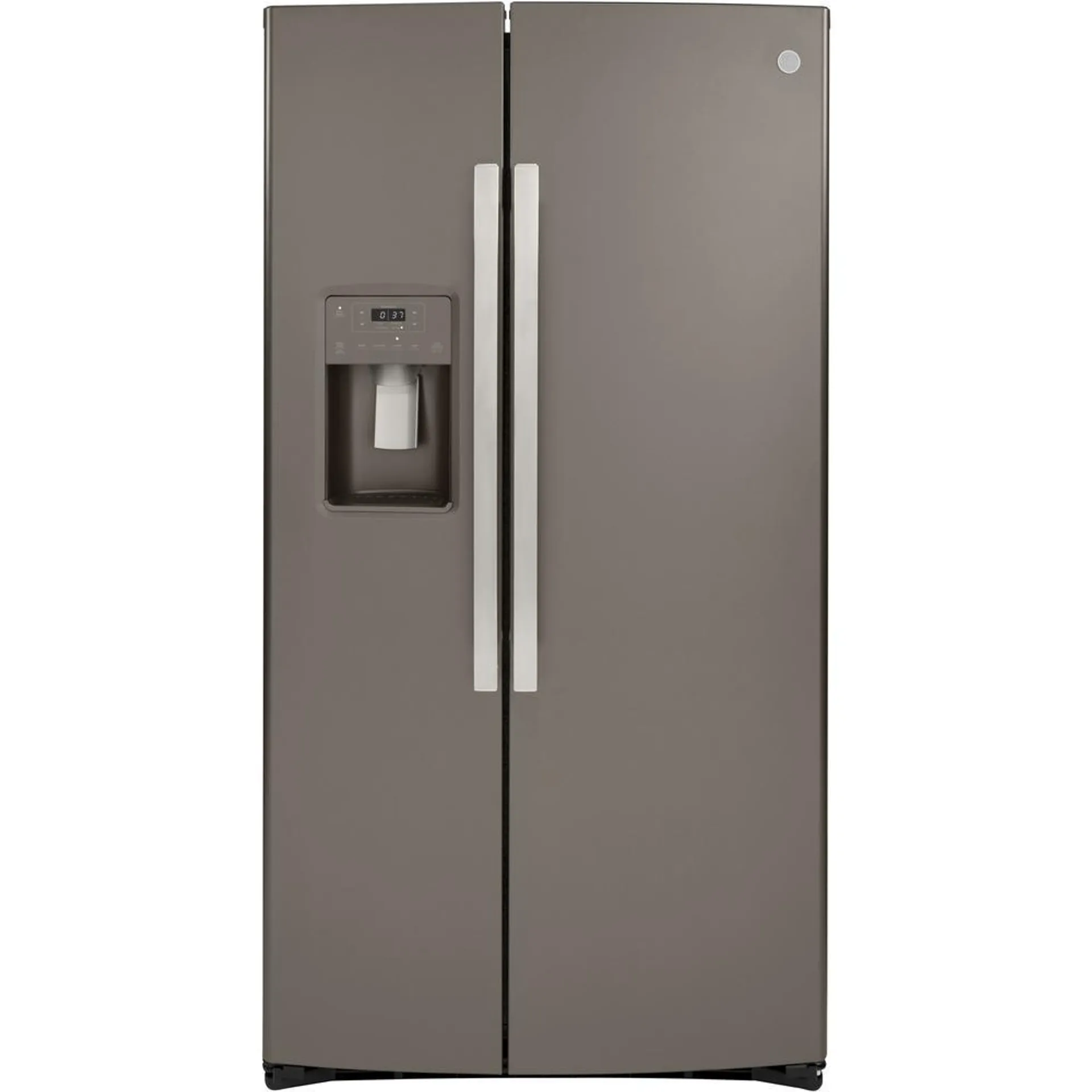 GE Appliances GZS22IMNES 21.8 cu. ft. Side-By-Side Refrigerator - Slate