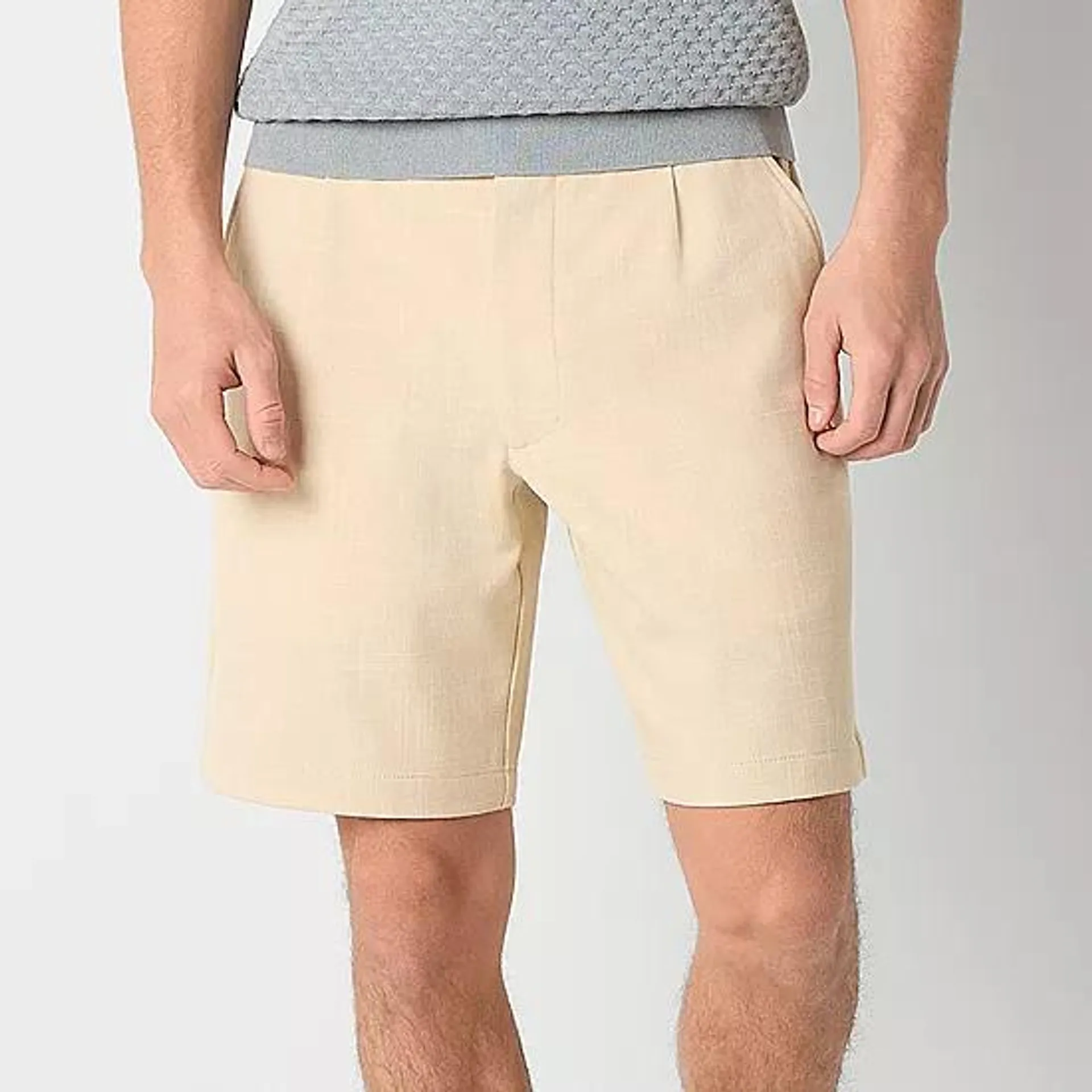 J. Ferrar Mens Stretch Fabric Chino Short