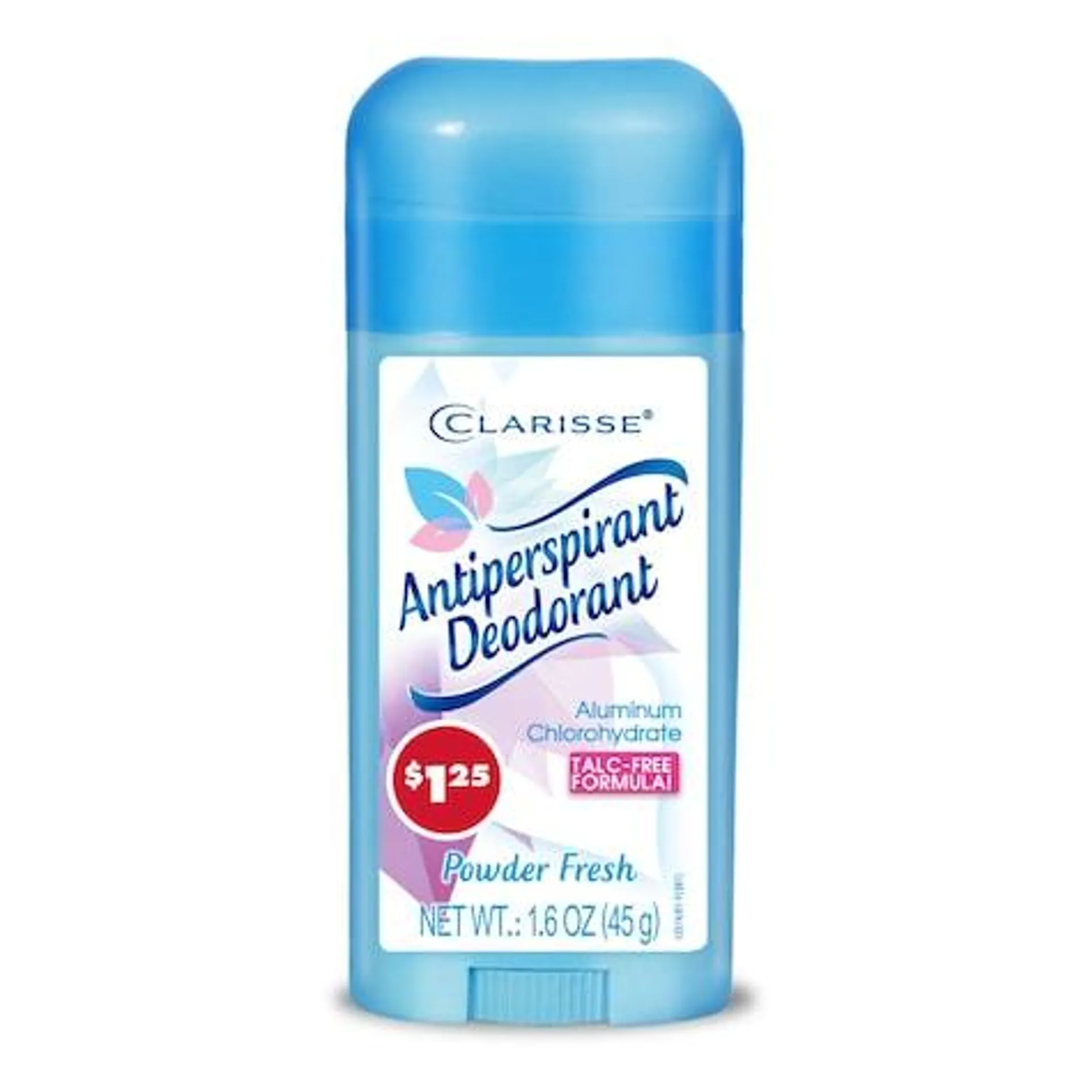 Clarisse Powder Fresh Antiperspirant Stick Deodorant, 1.6 oz.