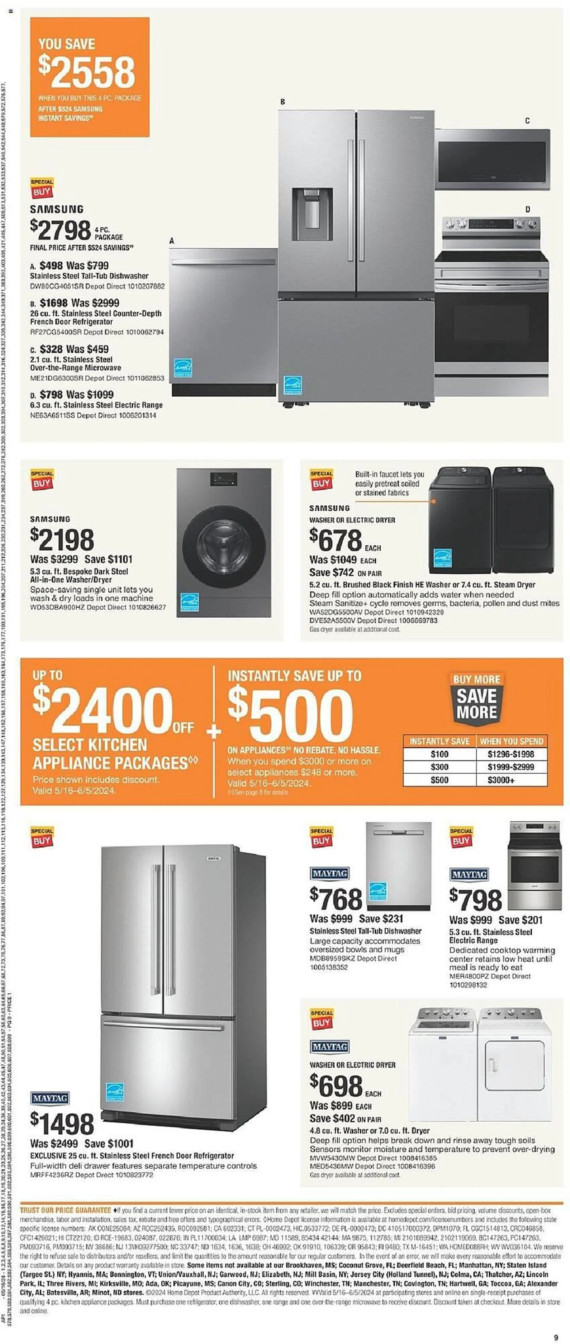 Catálogo de The Home Depot Weekly Ad 16 de mayo al 27 de mayo 2024 - Página 9