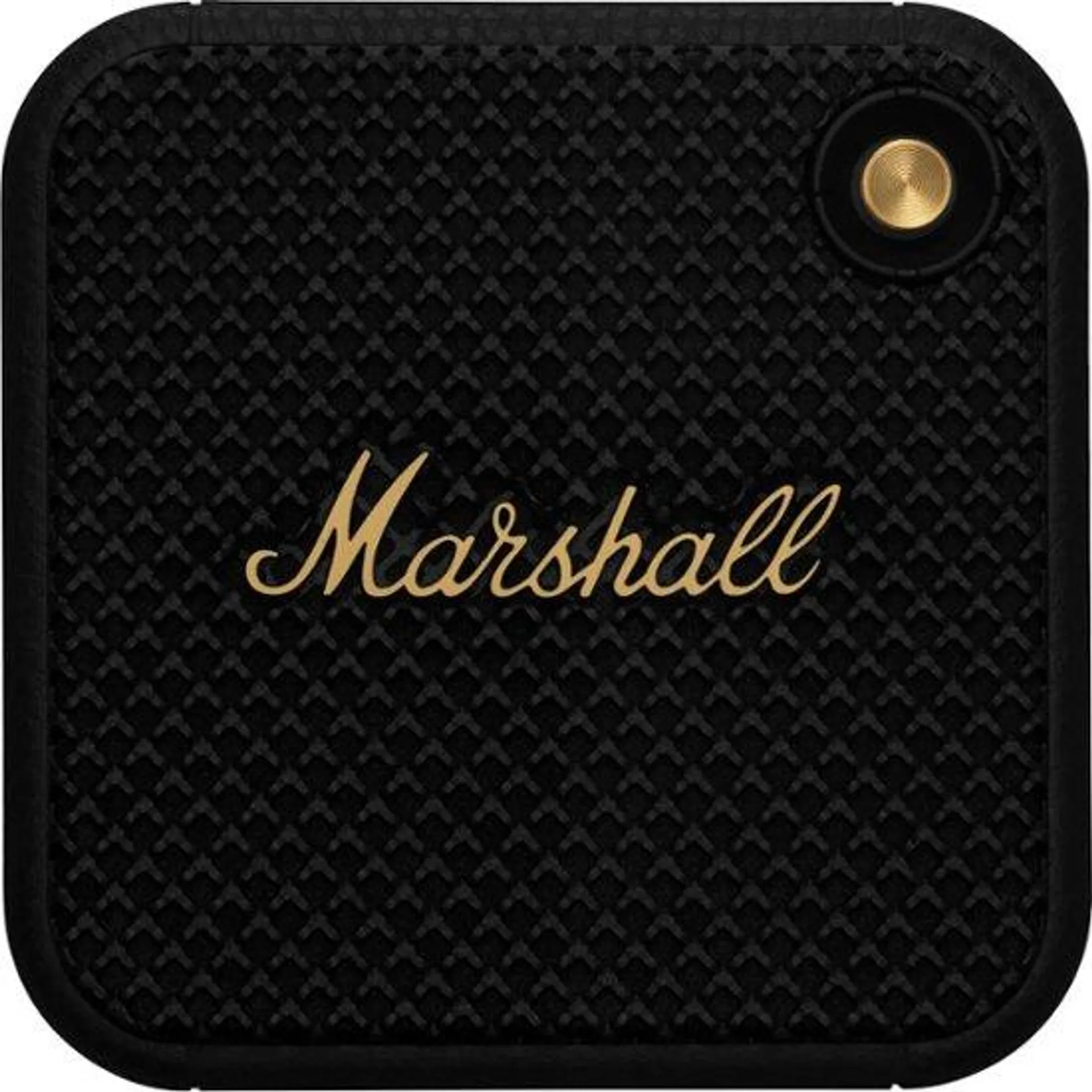 Marshall - Willen Portable Bluetooth Speaker - Black/Brass