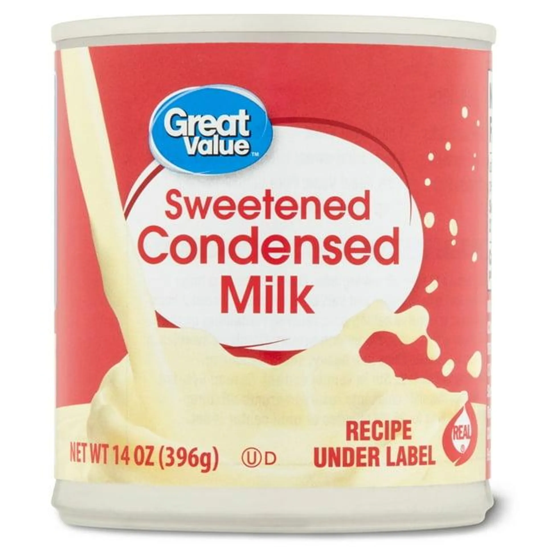 Great Value Sweetened Condensed Milk 14 oz.