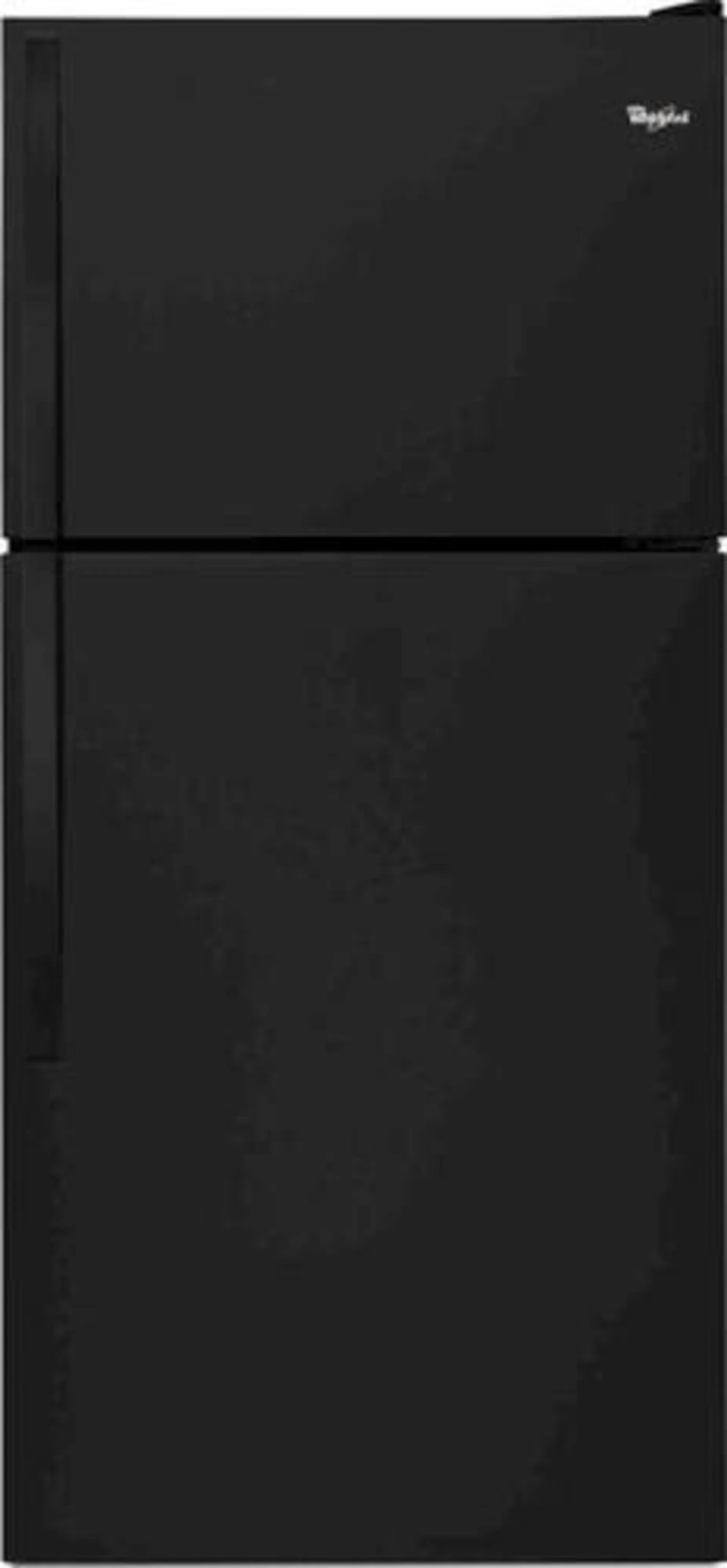 Whirlpool® 18.2 cu.ft. Black Top-Freezer Refrigerator