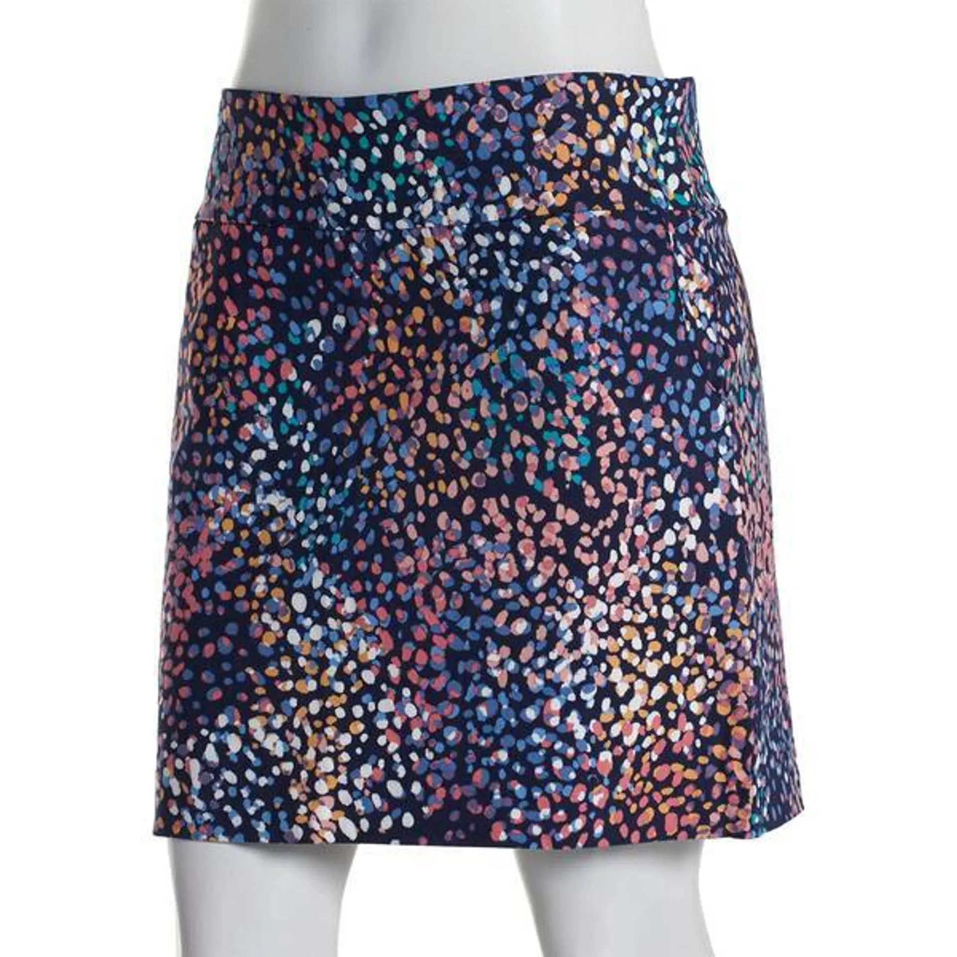 Womens Zac & Rachel Millennium Pull On Dots Skort - Peacoat