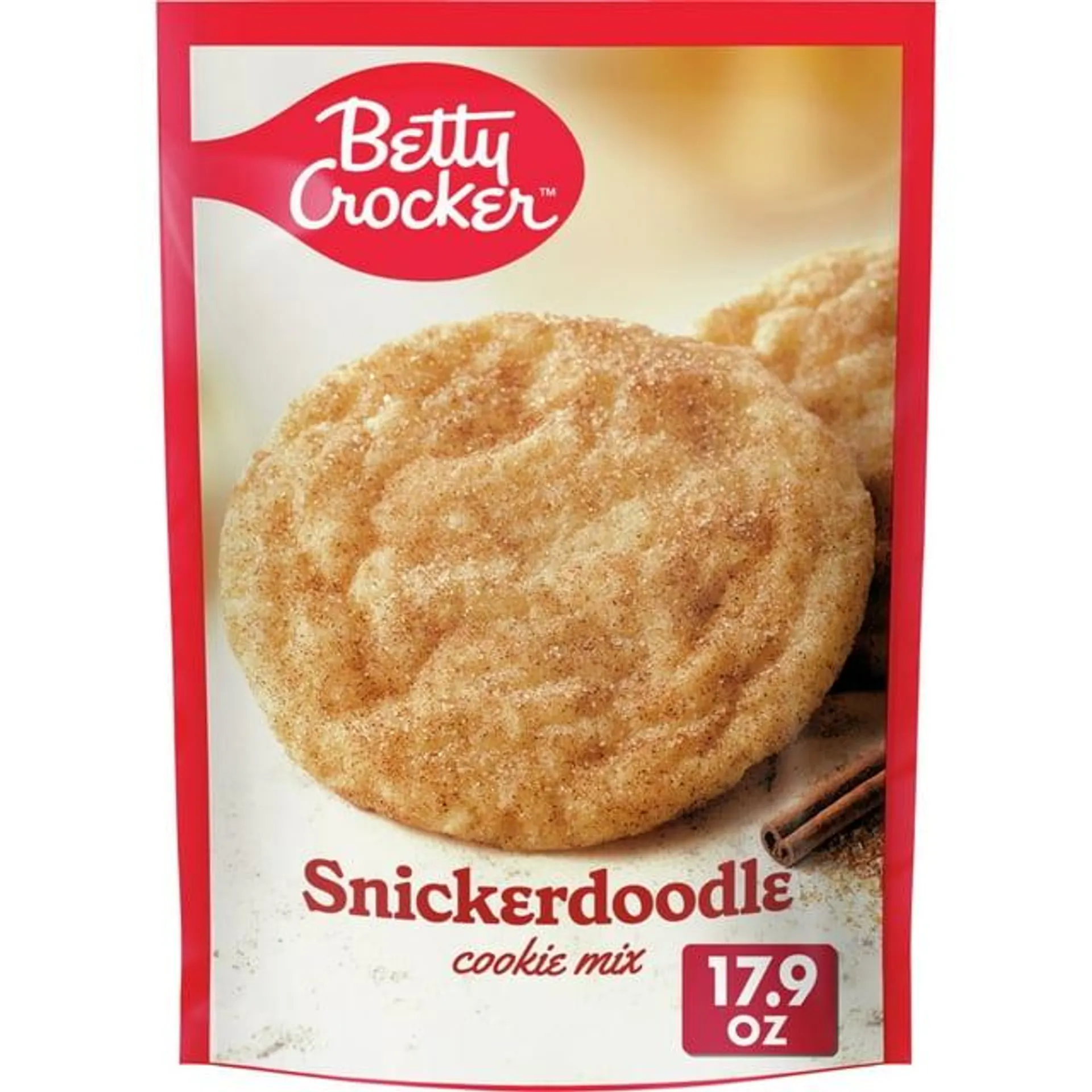 Betty Crocker Snickerdoodle Cookies, Cookie Baking Mix, 17.9 oz