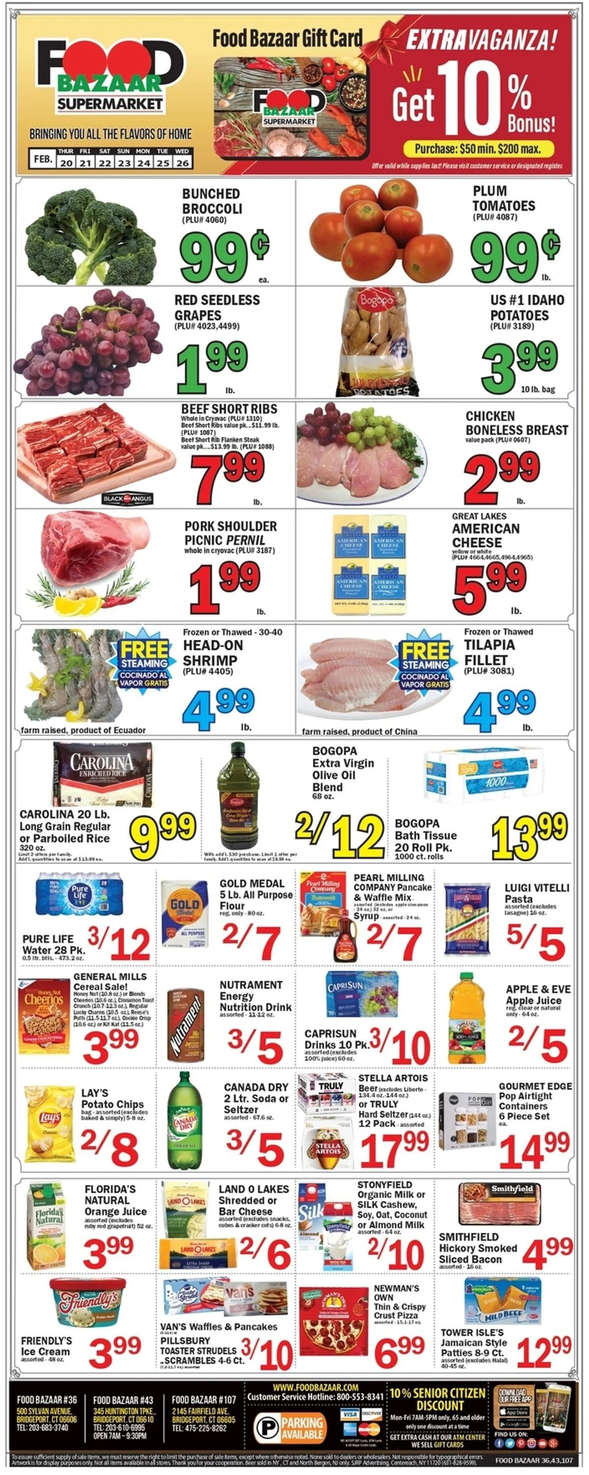 Catálogo de Food Bazaar Current weekly ad 20 de febrero al 26 de febrero 2025 - Página 1