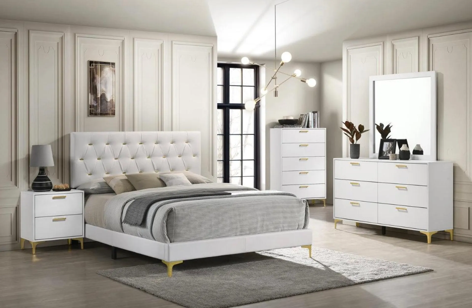 4 PCS King Bedroom Set Kendall 224401KE-S4