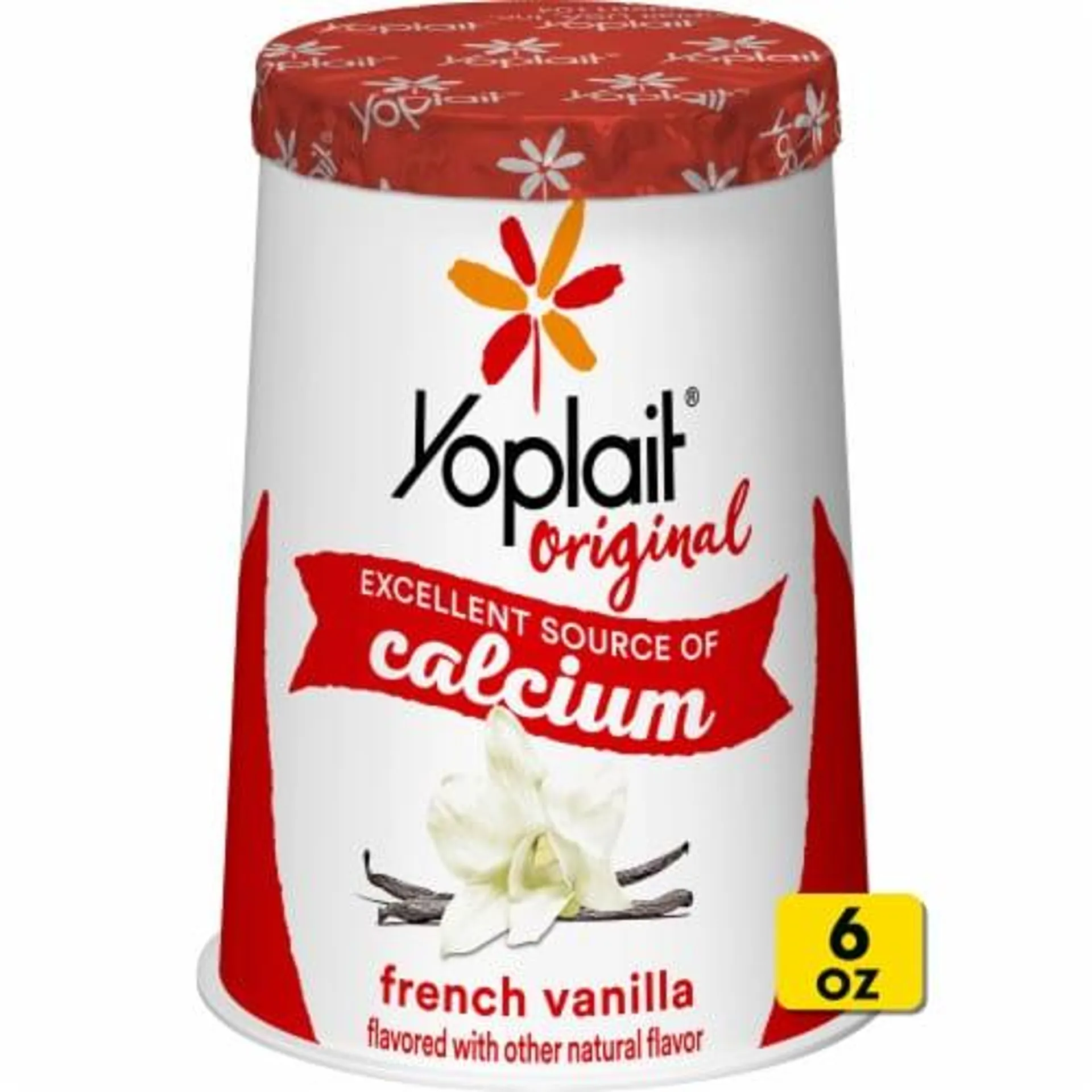 Yoplait Original French Vanilla Low Fat Yogurt Cups