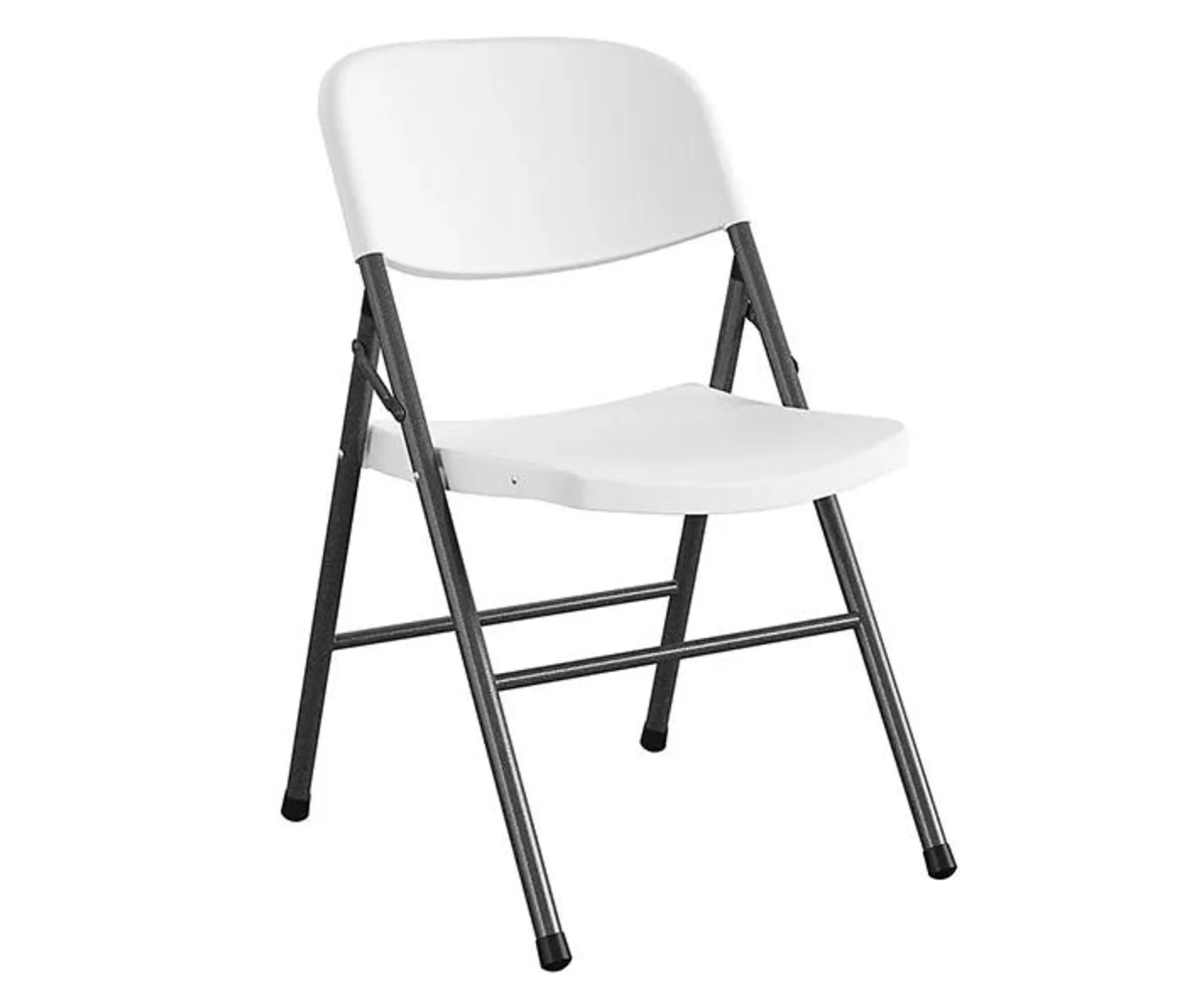 White Speckle Resin Folding Chair