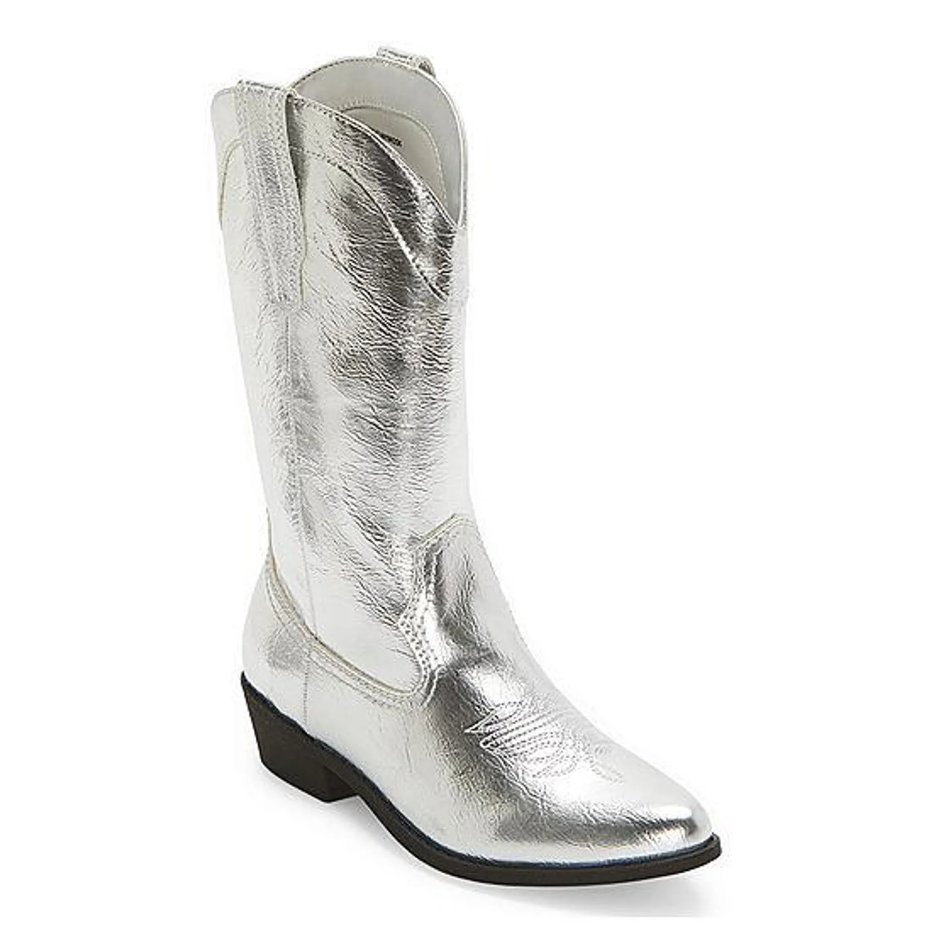 Arizona Jean Co Womens Maybrook Block Heel Cowboy Boots