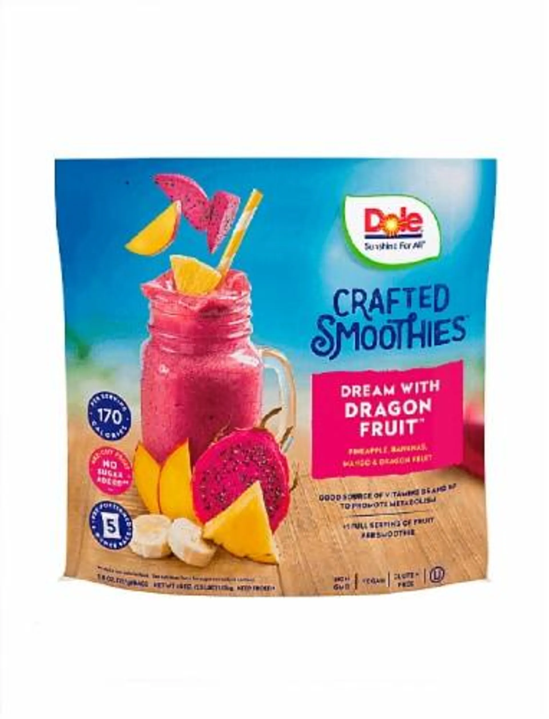 Dole® Crafted Smoothies™ Dream With Dragon Fruit™ Smoothie