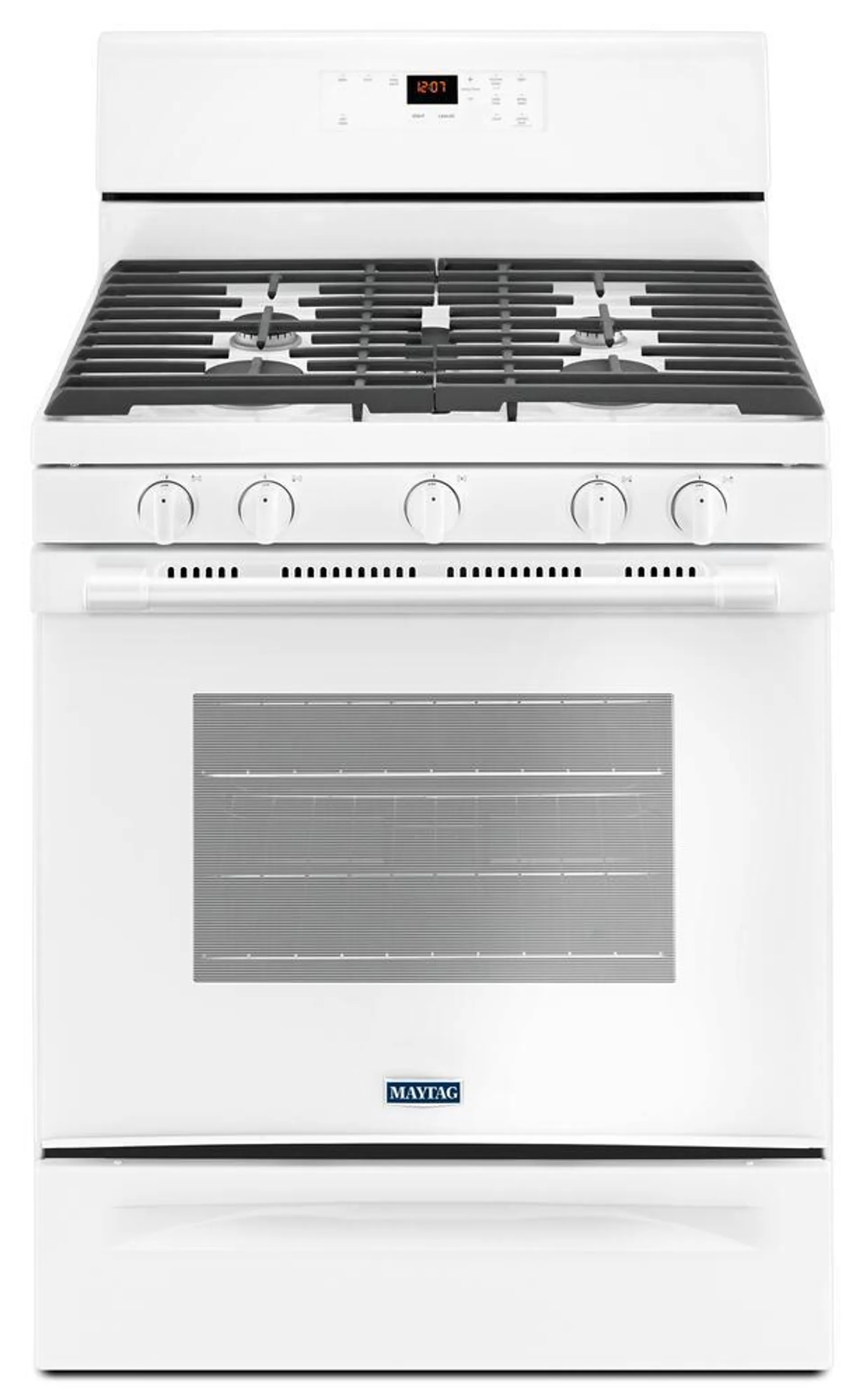 Maytag® 30" 5.0 cu.ft. White Gas Range