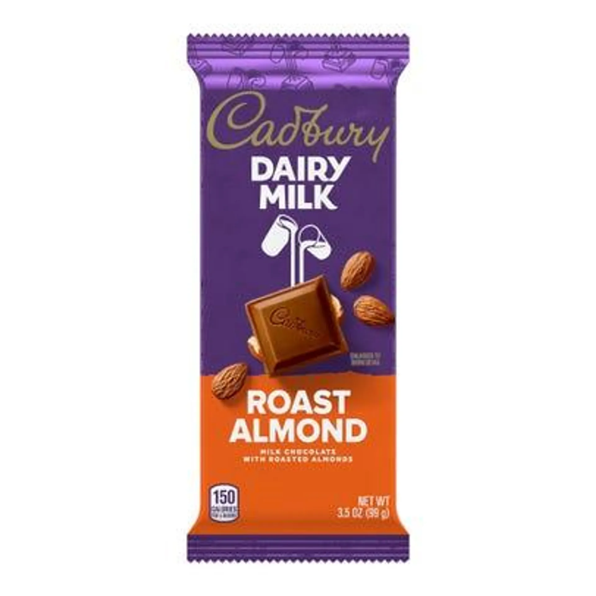 Cadbury Dairy Milk Chocolate Candy Bar - Roast Almond, 3.5 oz