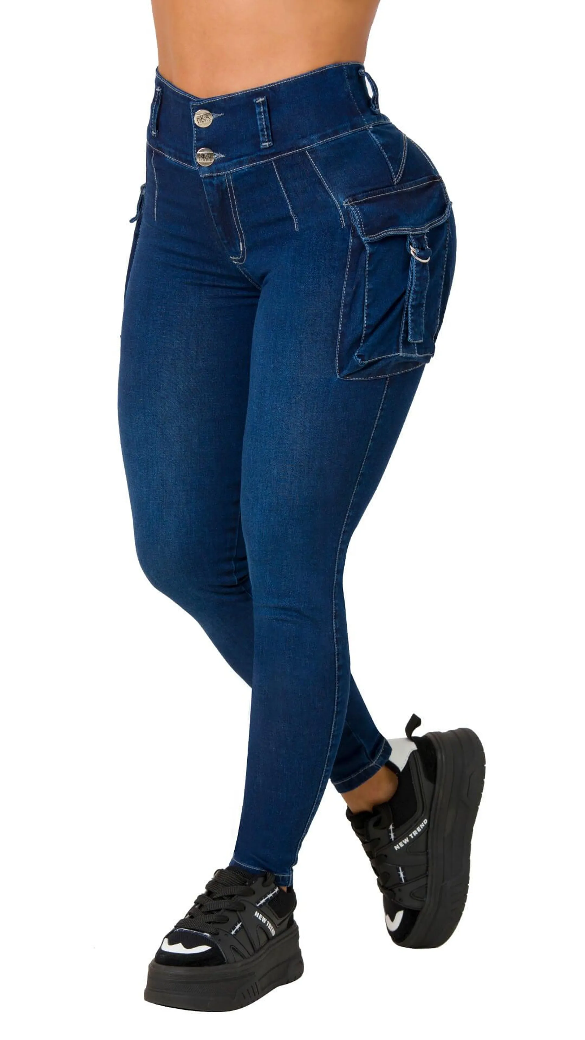 Jean Levanta Cola Skinny SKA 52531PNP-N