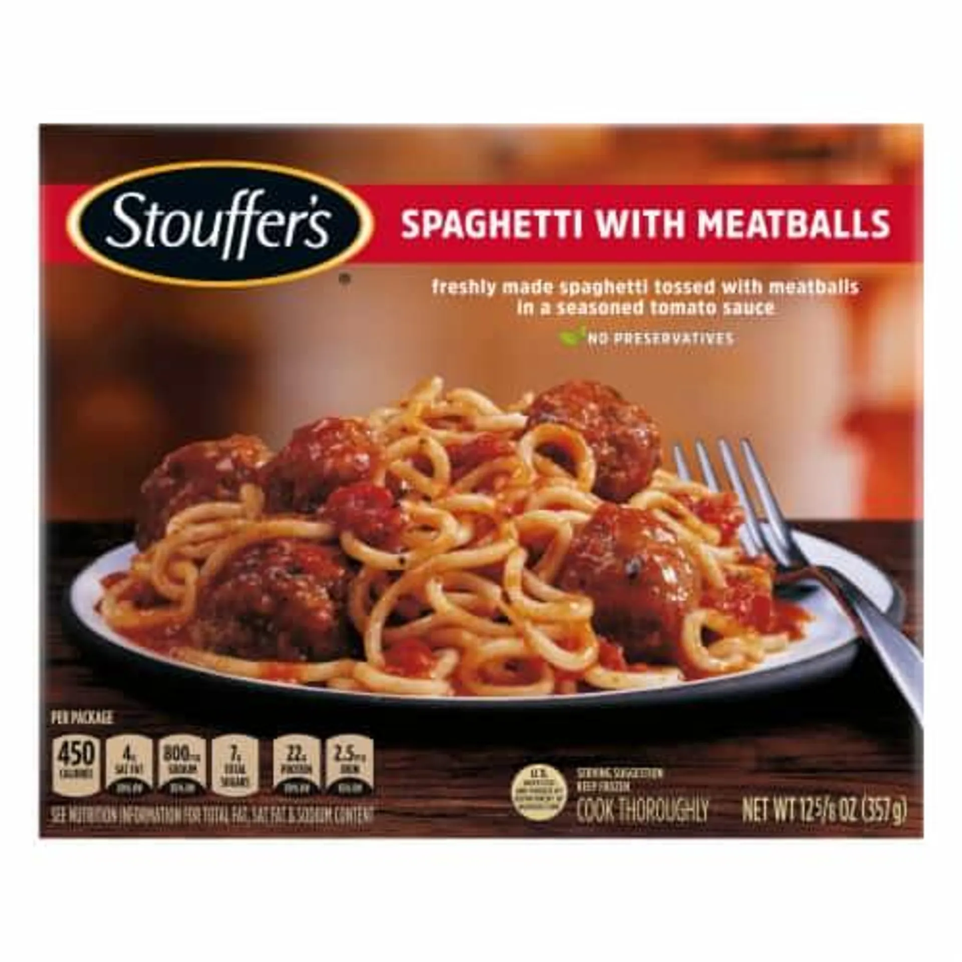 Stouffer's Spaghetti with Meatballs Frozen Meal