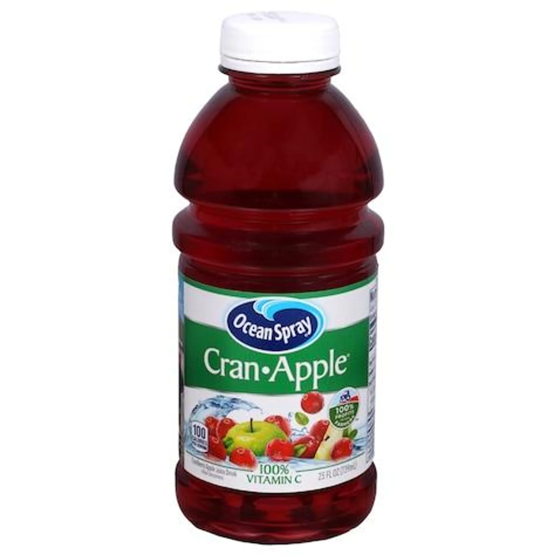 Ocean Spray Cran-Apple Juice, 25 oz. Bottles