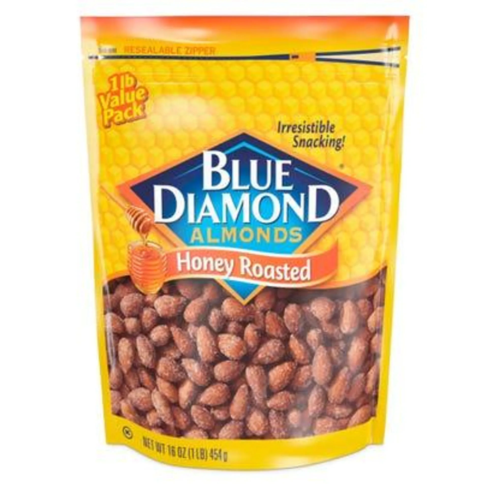 Blue Diamond Almonds - Honey Roasted, 16 oz