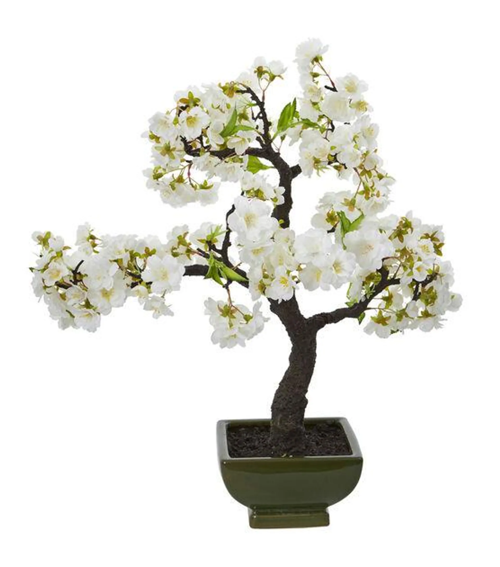 Nearly Natural 20" Cherry Blossom Bonsai Artificial Tree