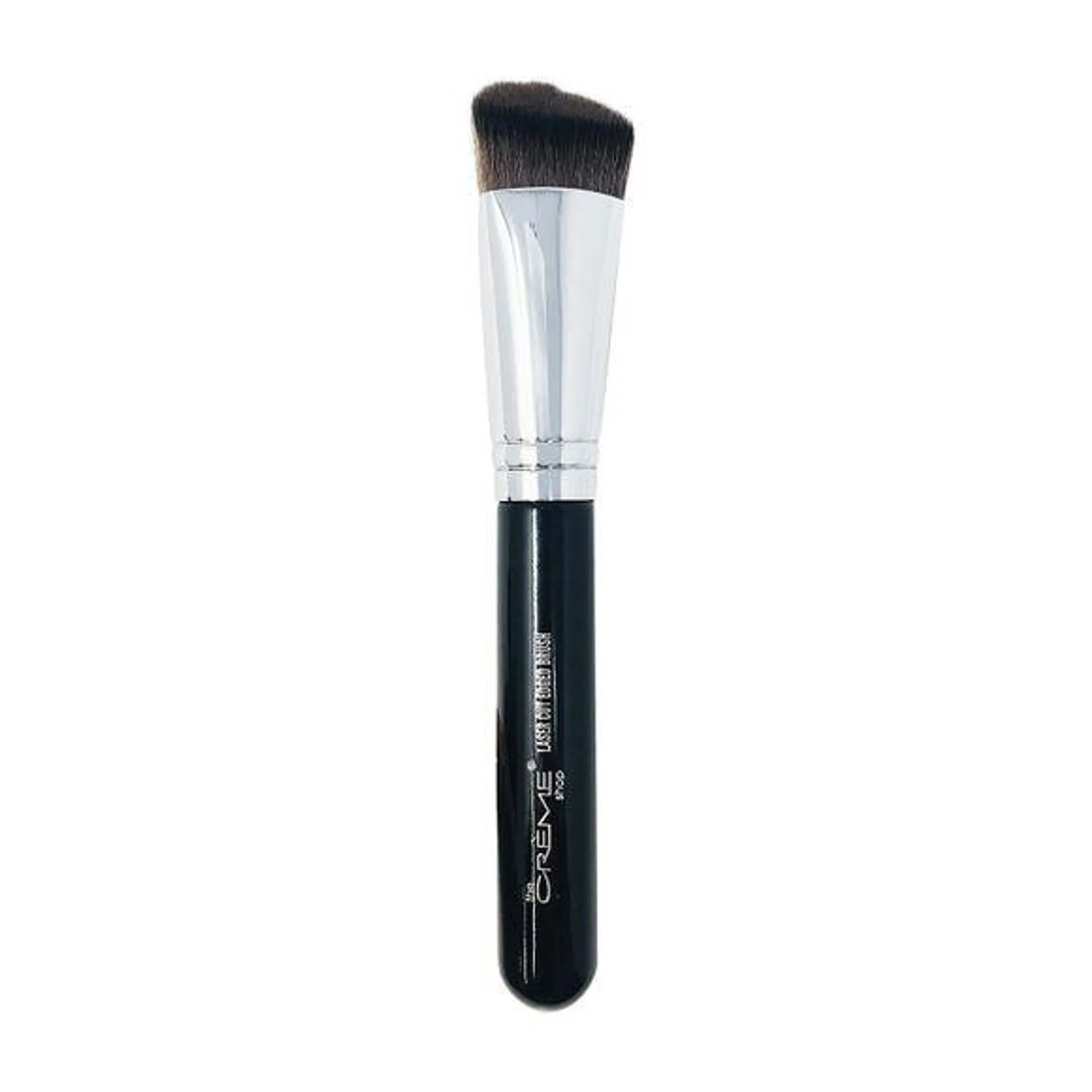 The Creme Shop Laser Cut Edge Brush Professional Quality Black Silk Brush