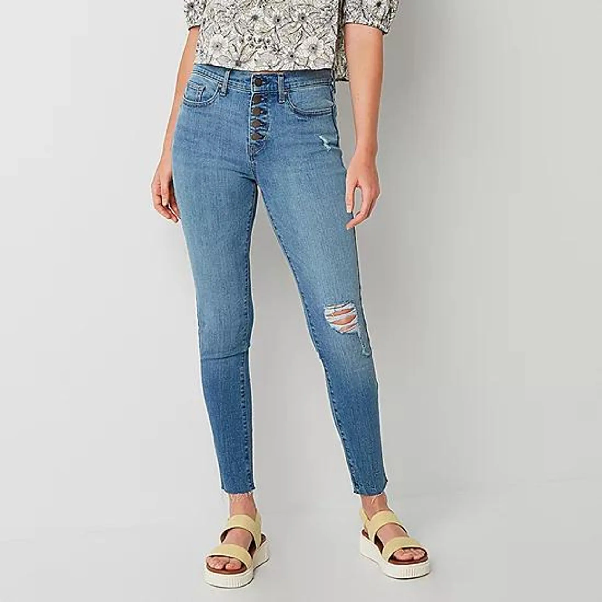 a.n.a Womens High Rise Skinny Fit Jean