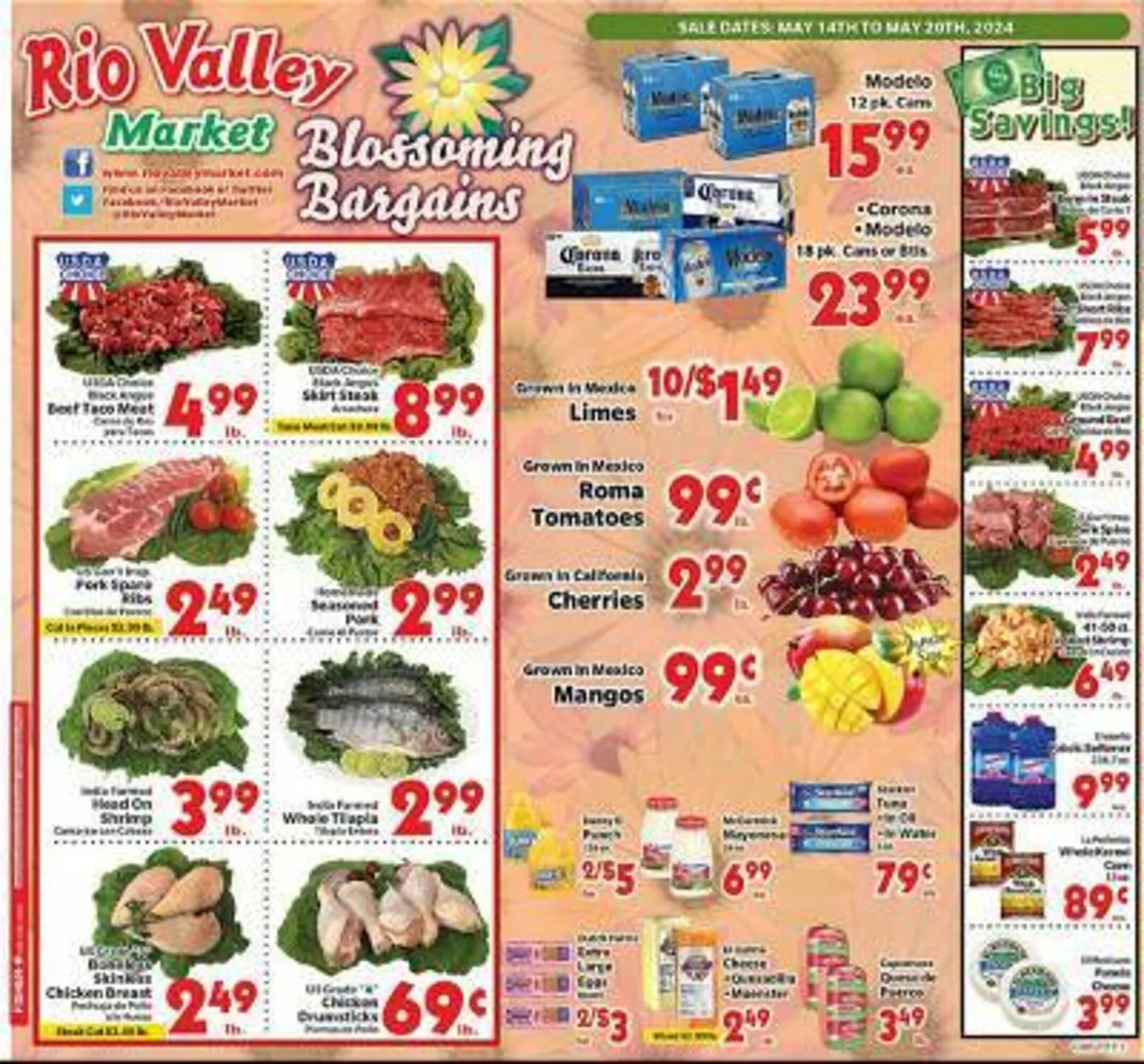 Catálogo de Rio Valley Market Weekly Ad 14 de mayo al 20 de mayo 2024 - Página 1