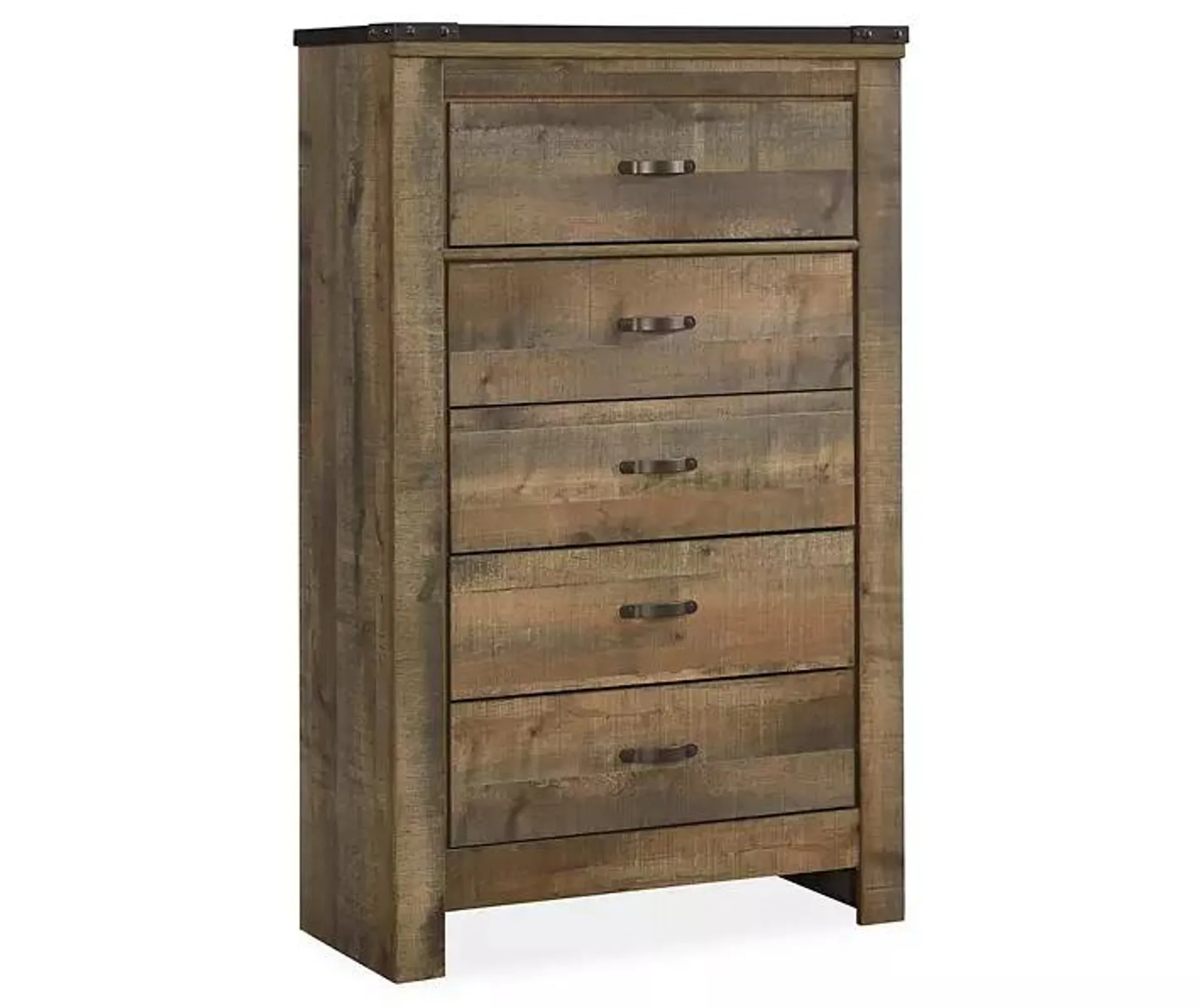 Rustic 5-Drawer Chest