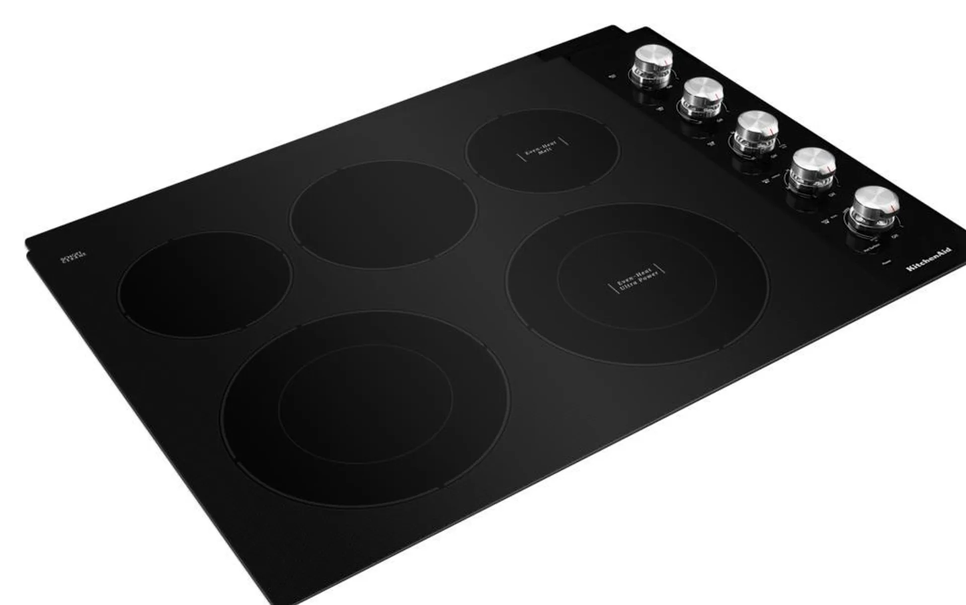 KitchenAid® 30" Black Electric Cooktop (Smooth Top)