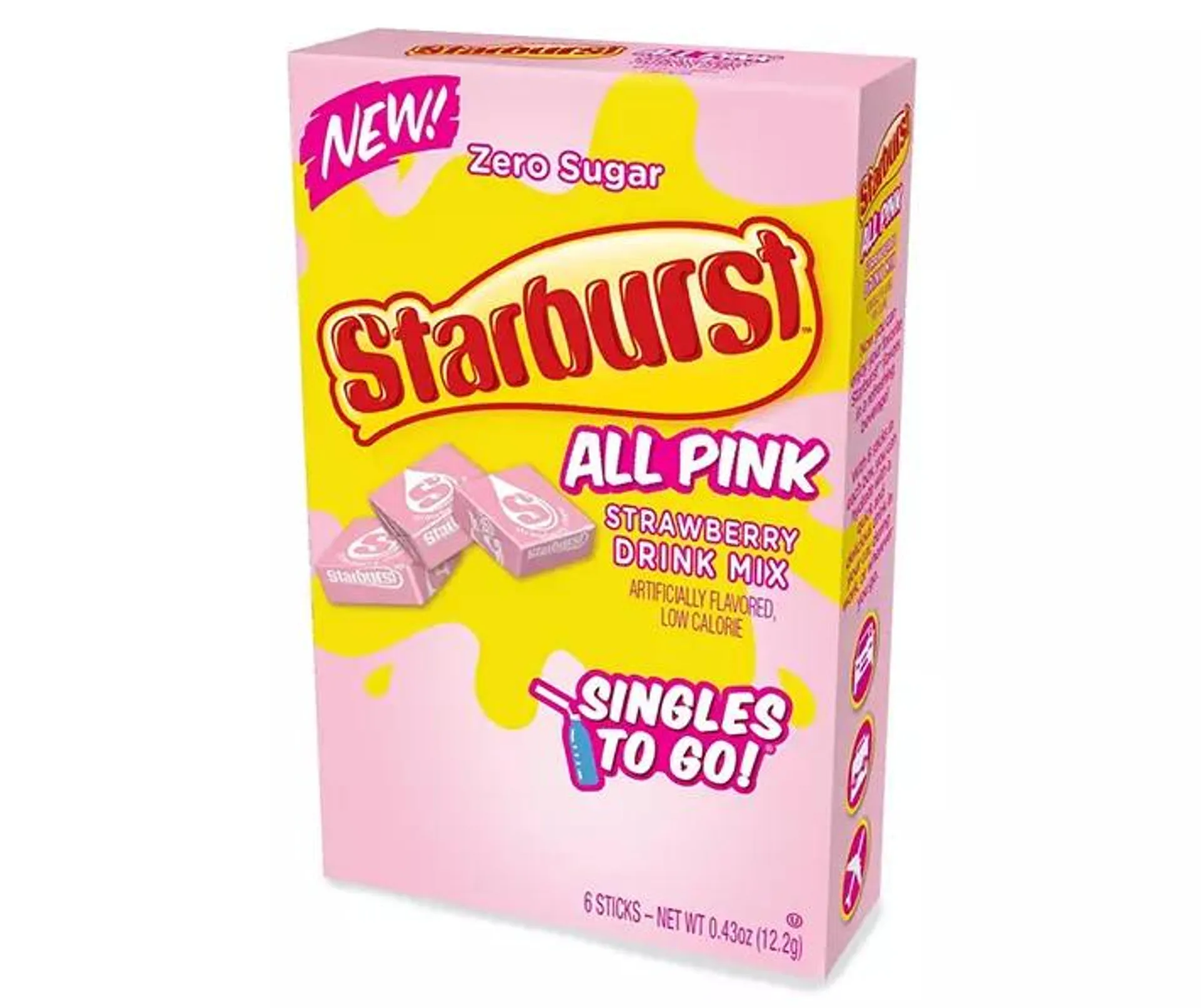 All Pink Strawberry Drink Mix, 6-Pack