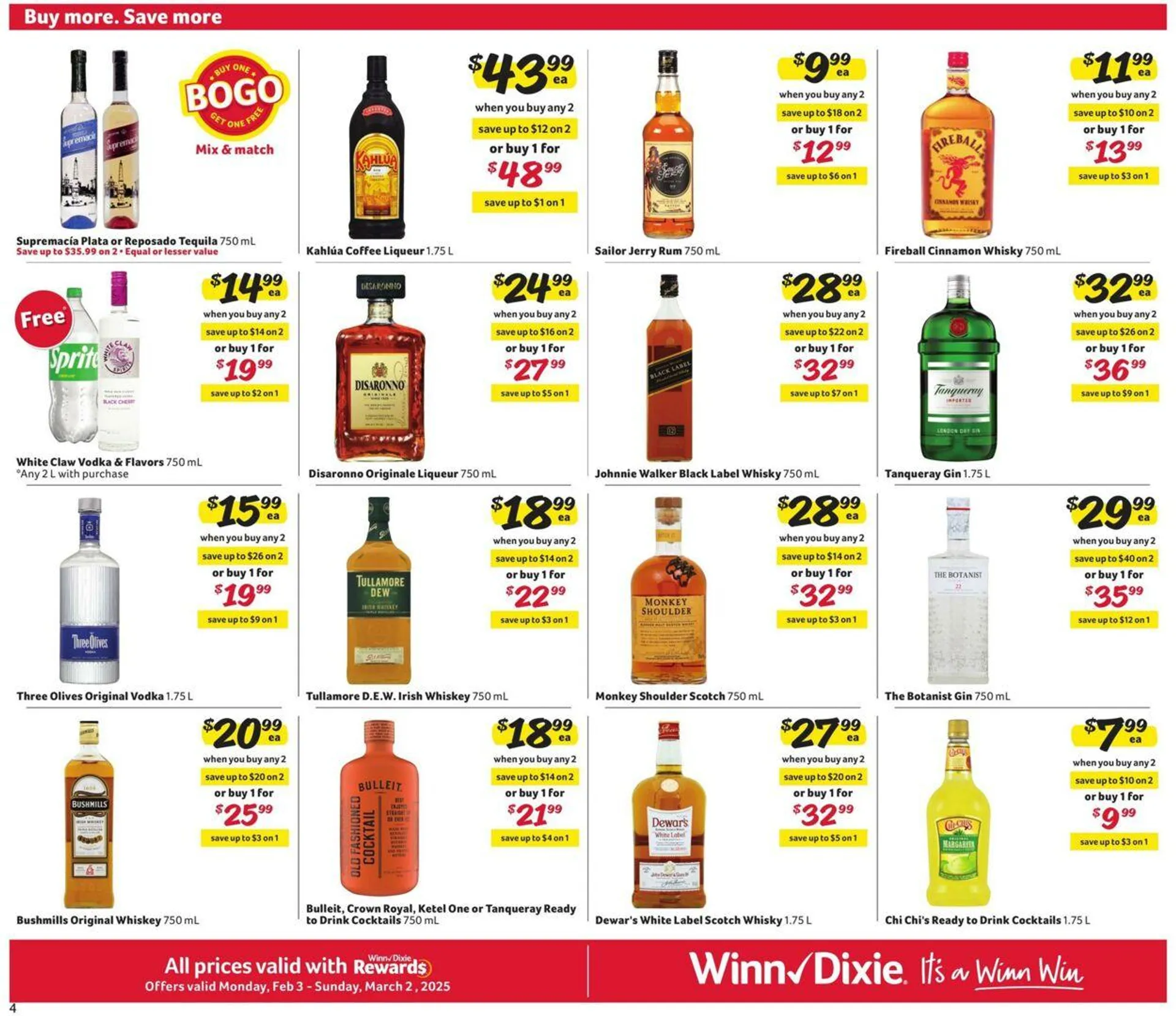 Catálogo de Winn Dixie Current weekly ad 3 de febrero al 2 de marzo 2025 - Página 4