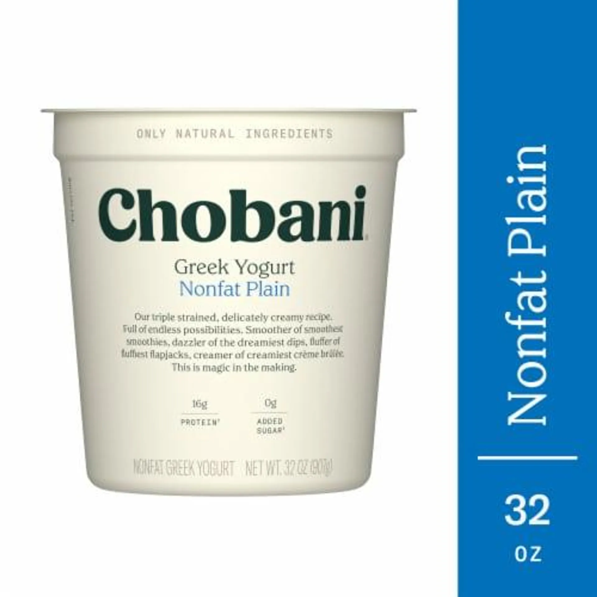 Chobani® Plain Nonfat Greek Yogurt Tub